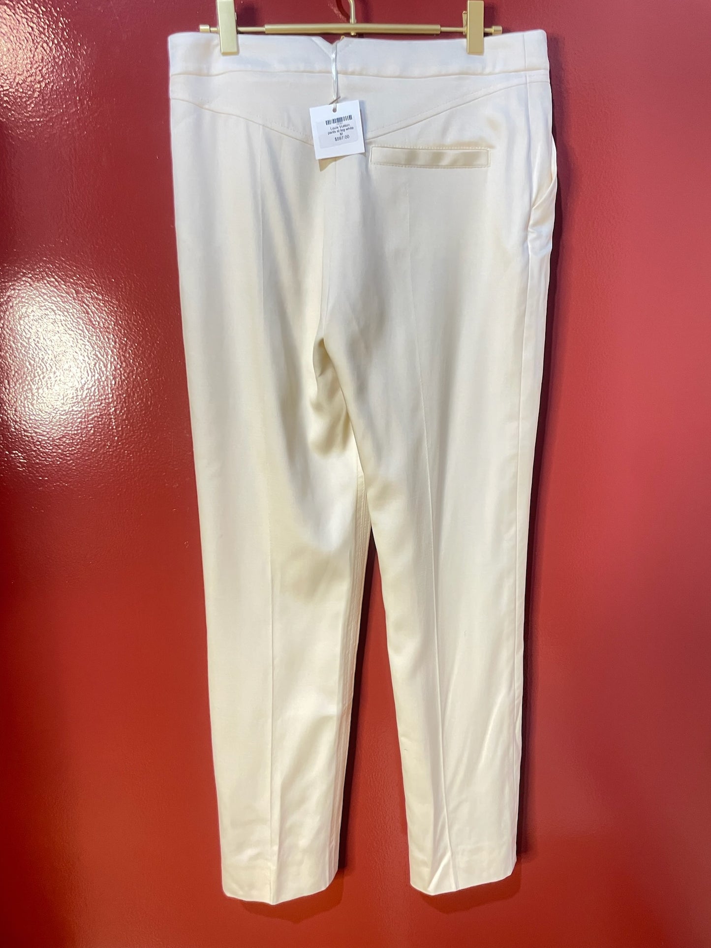 Louis Vuitton pants st leg white M
