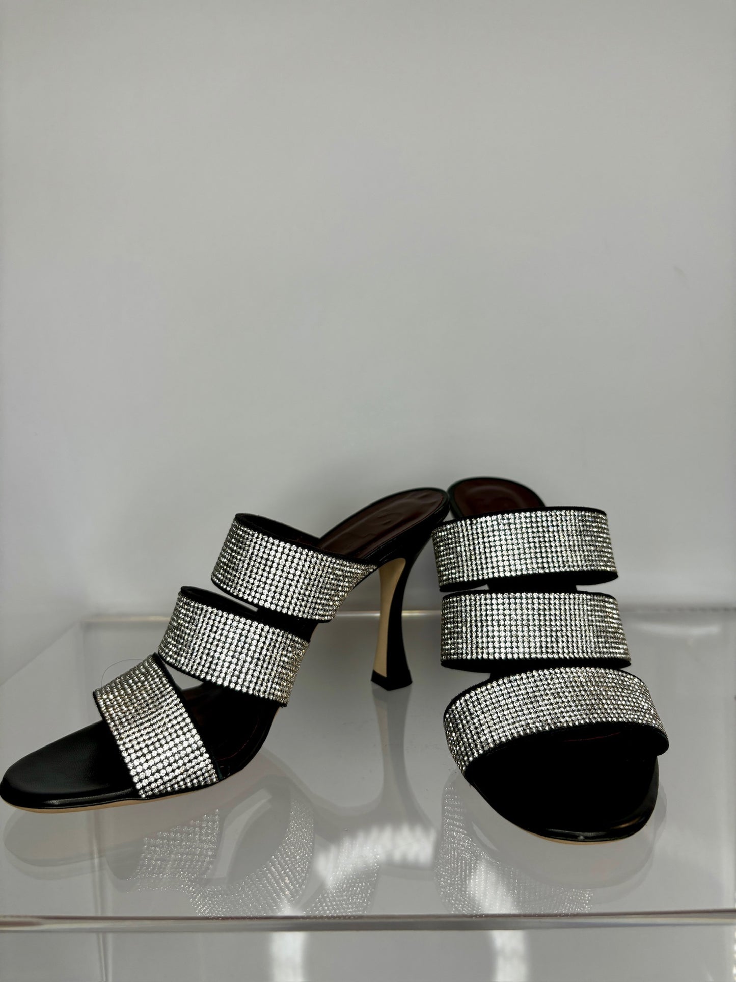 Staud Crystal Slides 6.5