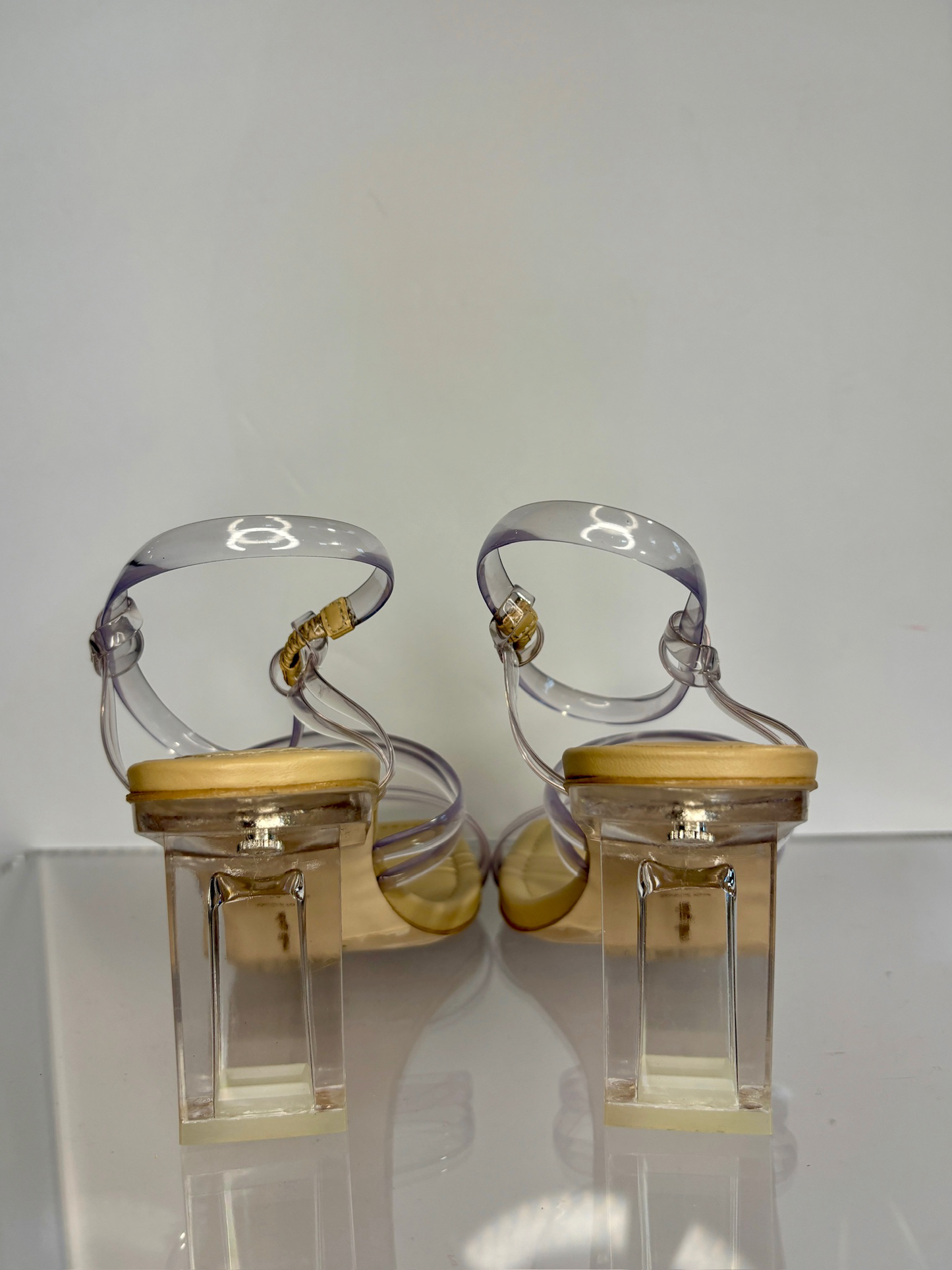 Cult Gia acrylic sandal heel 41