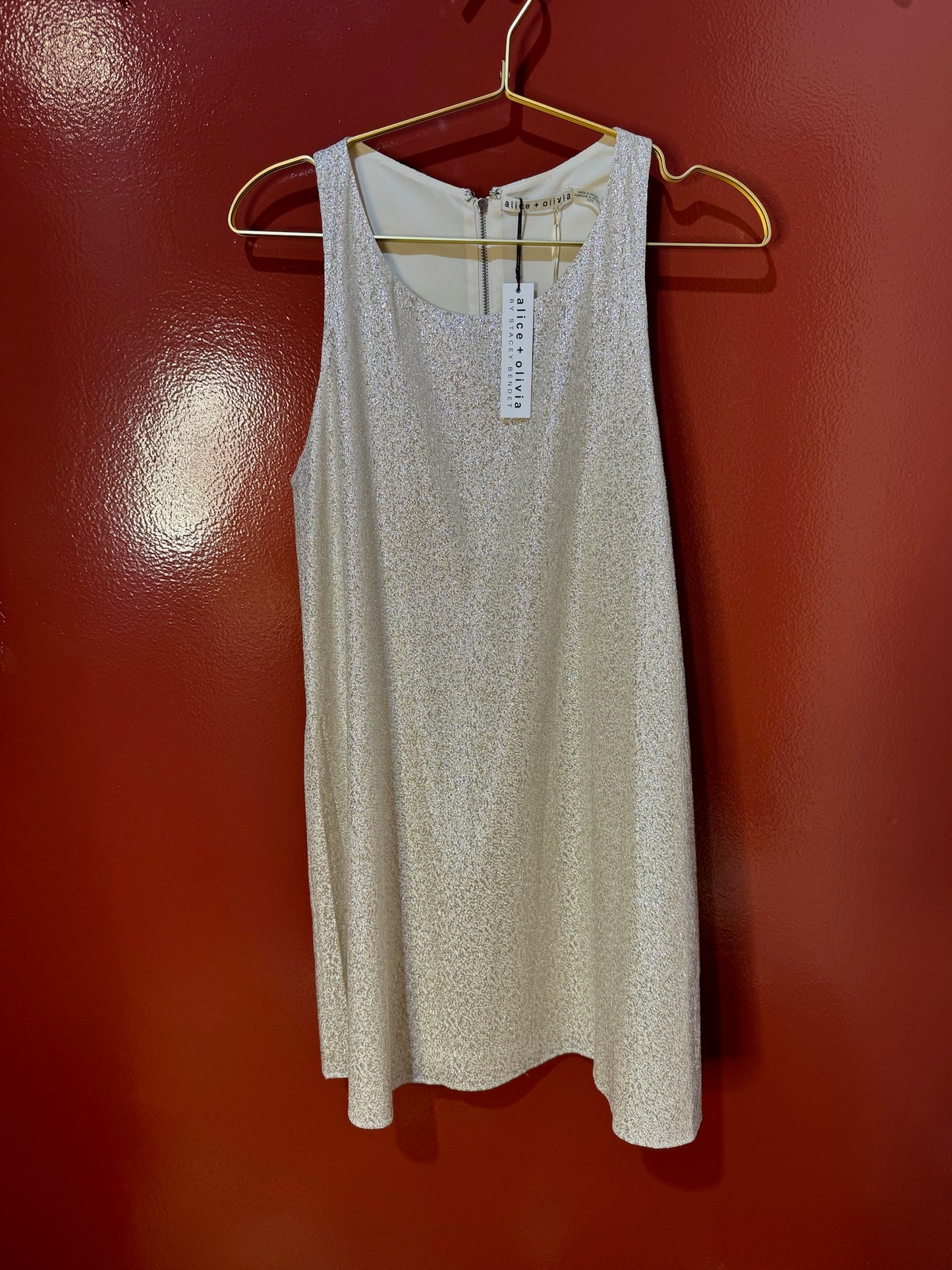 Alice&Olivia silv dress xs