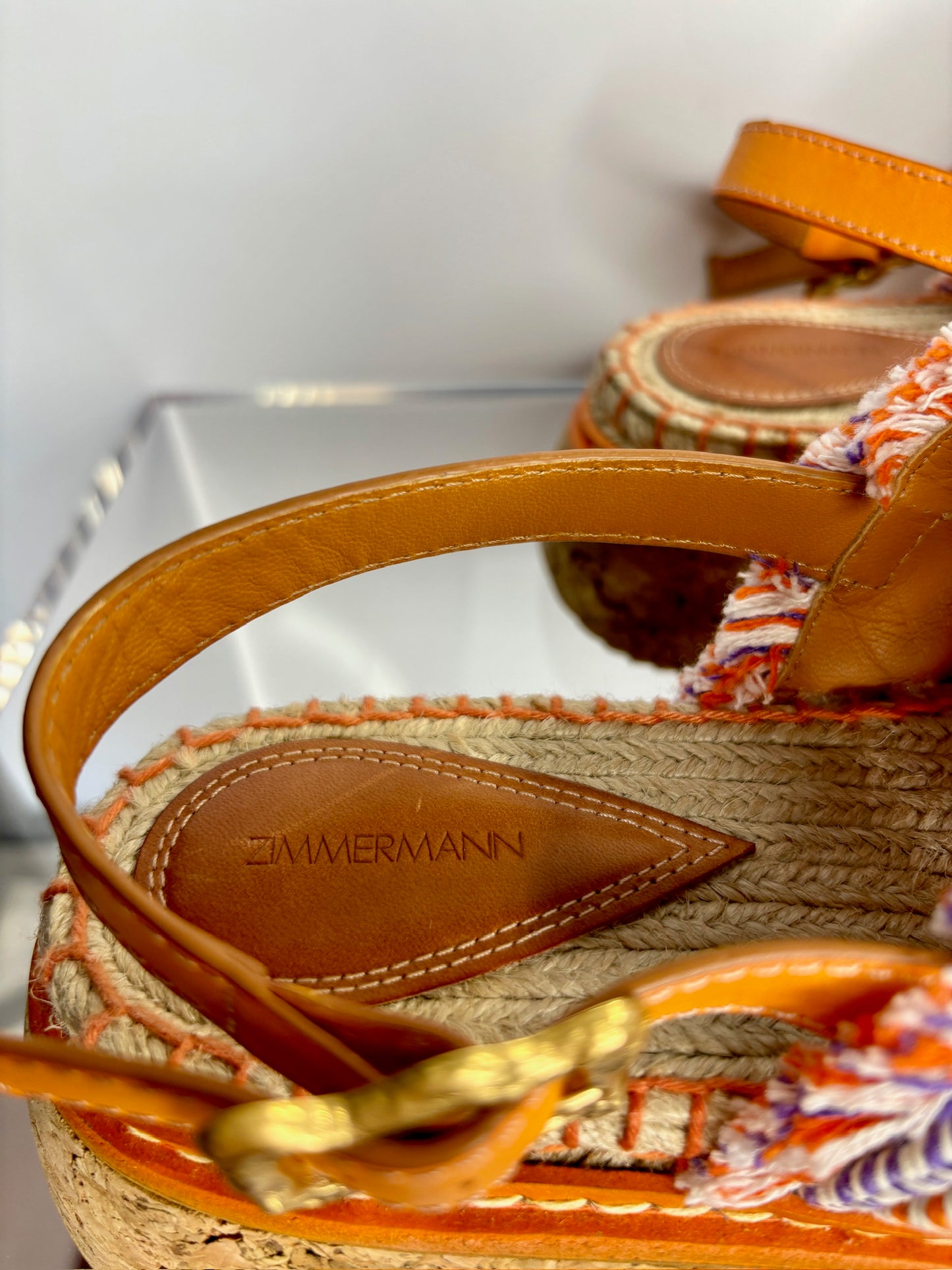 Zimmerman Braided Platform Sandals 36