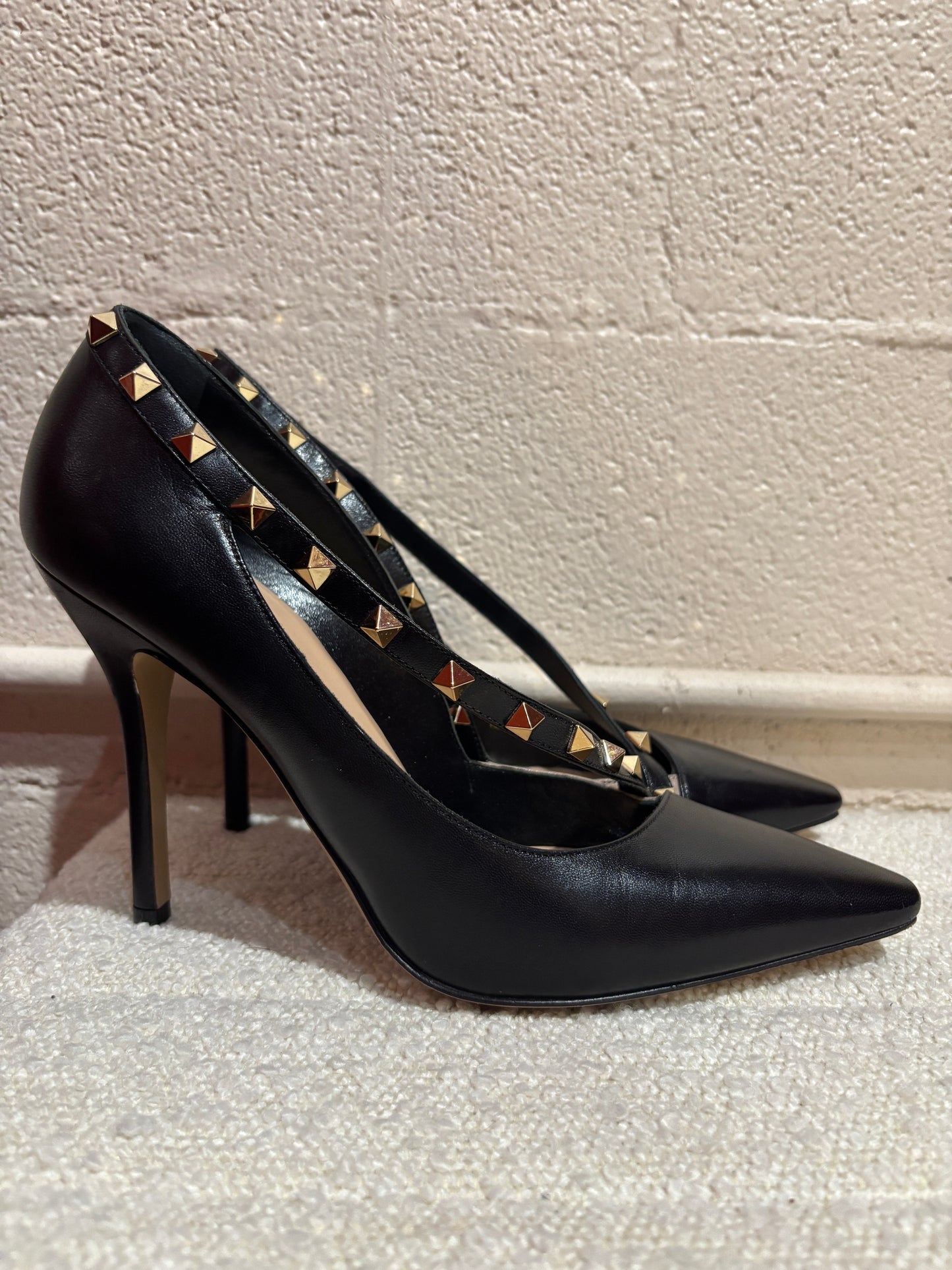 Valentino Black Stud Heel Size 41