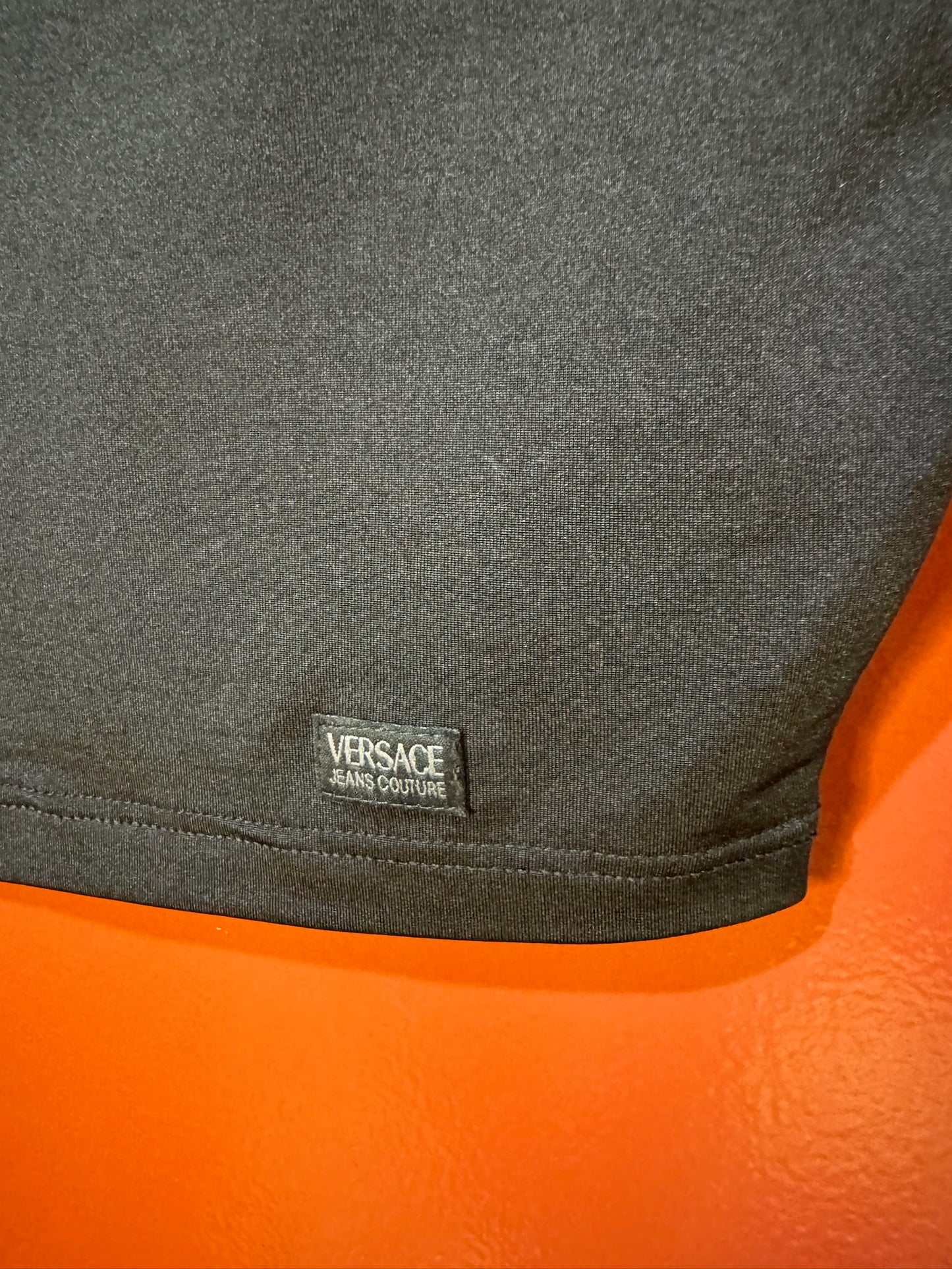 Versace Black Crop Top Small