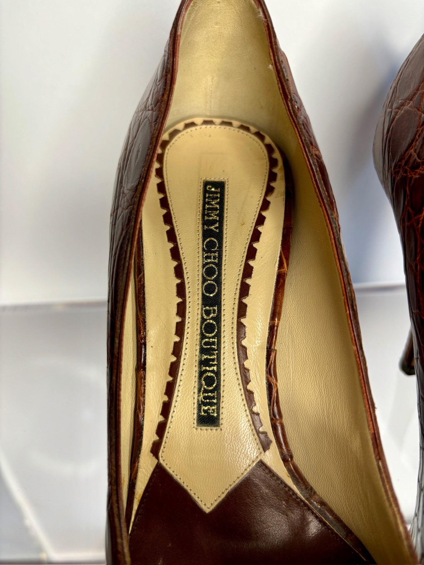 Jimmy Choo B heels brown 6.5