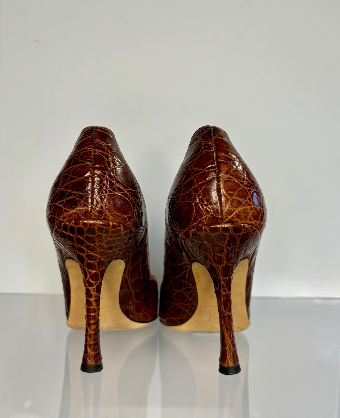 Jimmy Choo B heels brown 6.5