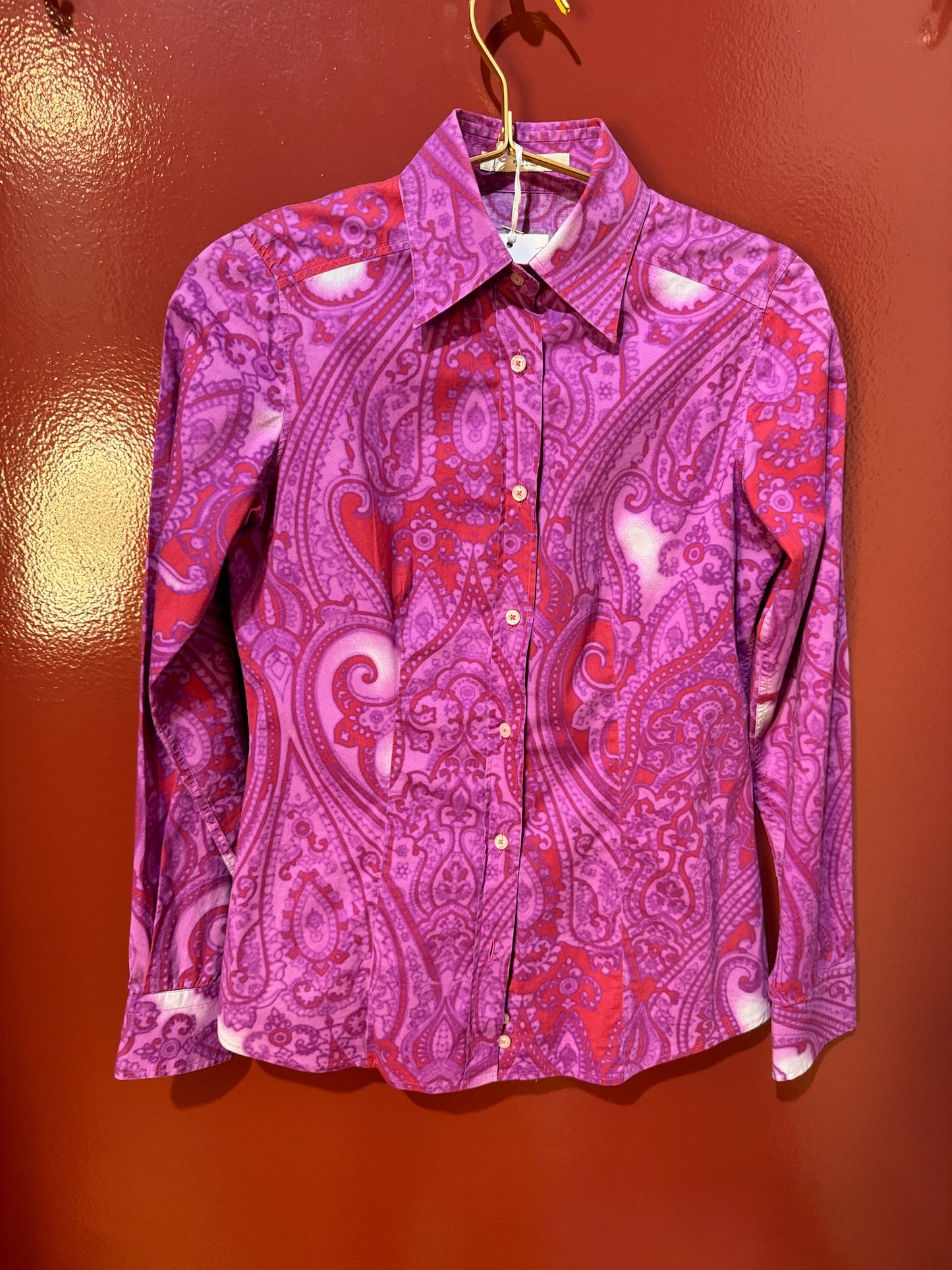 Etro purple&red shirt S