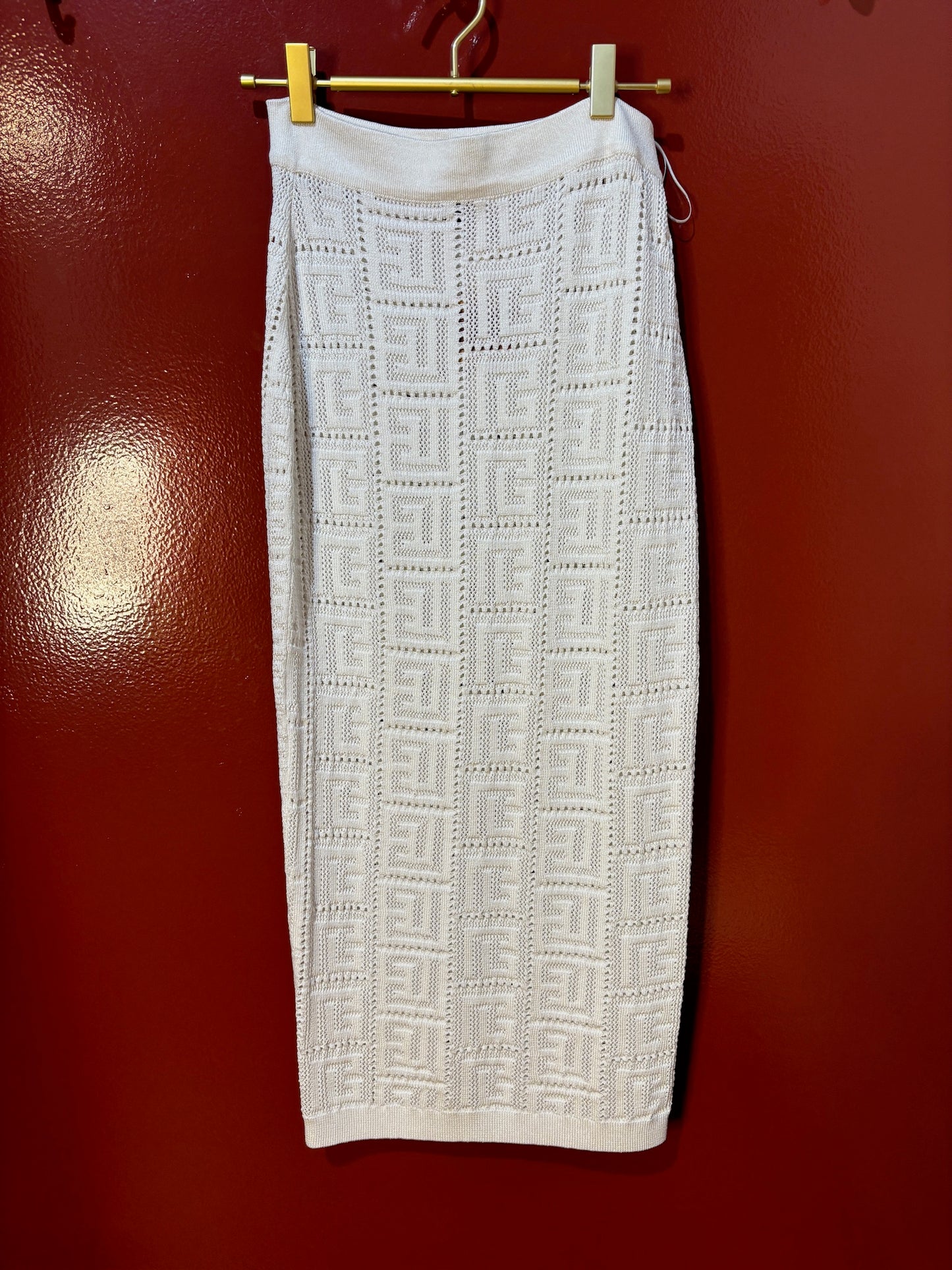 Balmain White Skirt 8
