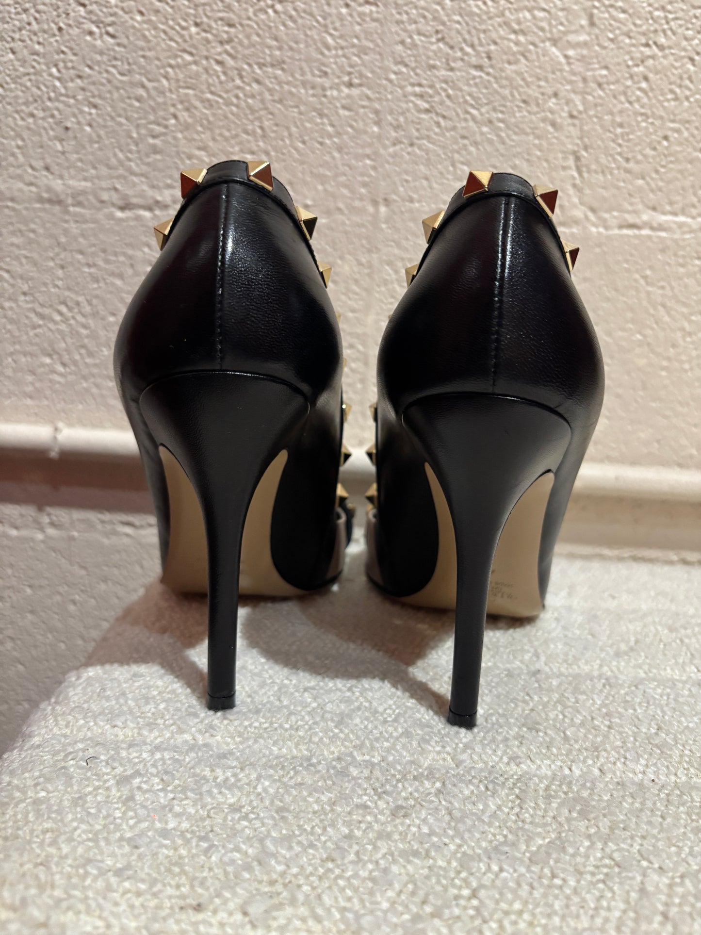 Valentino Black Stud Heel Size 41