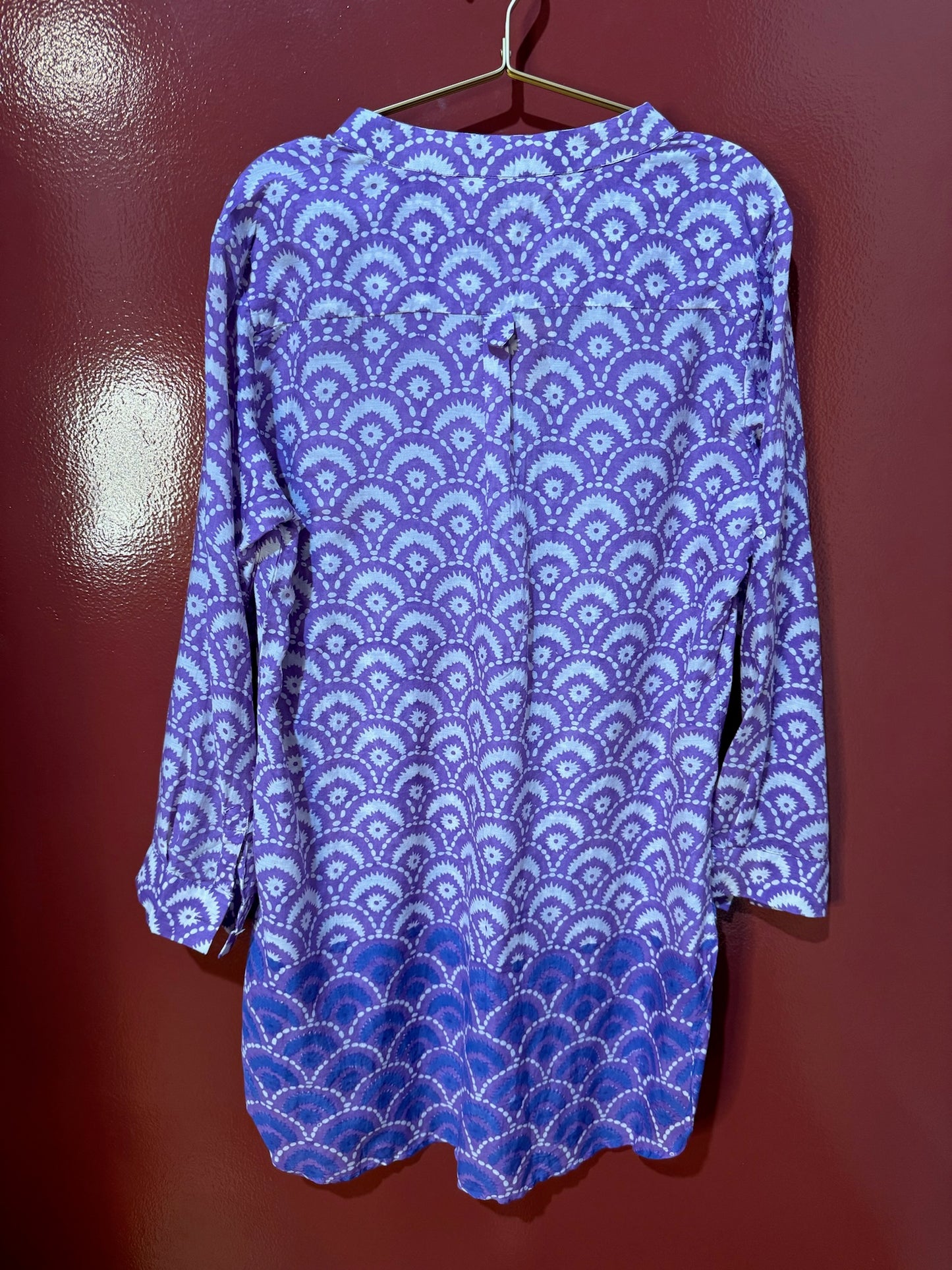 Roller rabbit cover up purple M