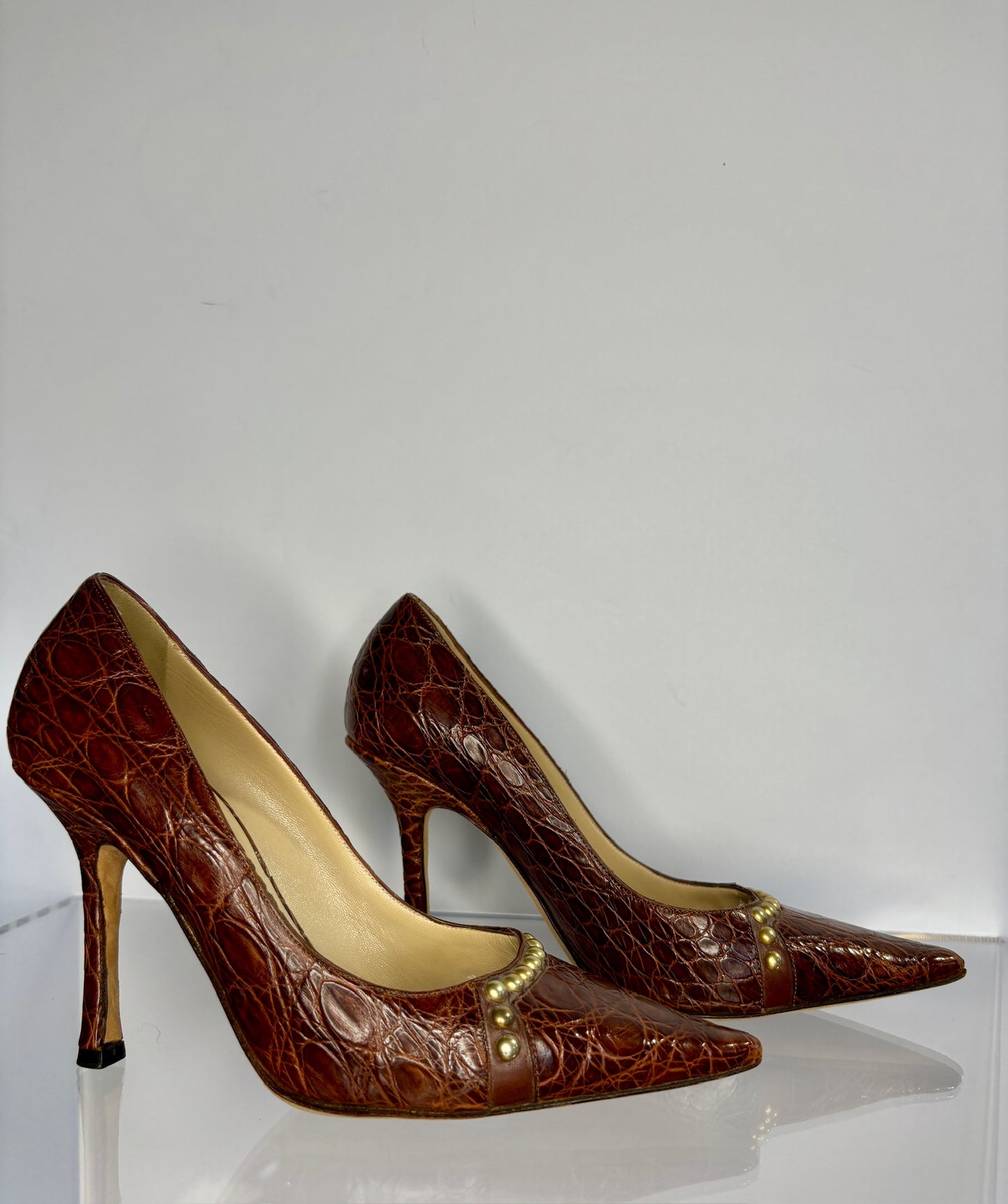 Jimmy Choo B heels brown 6.5