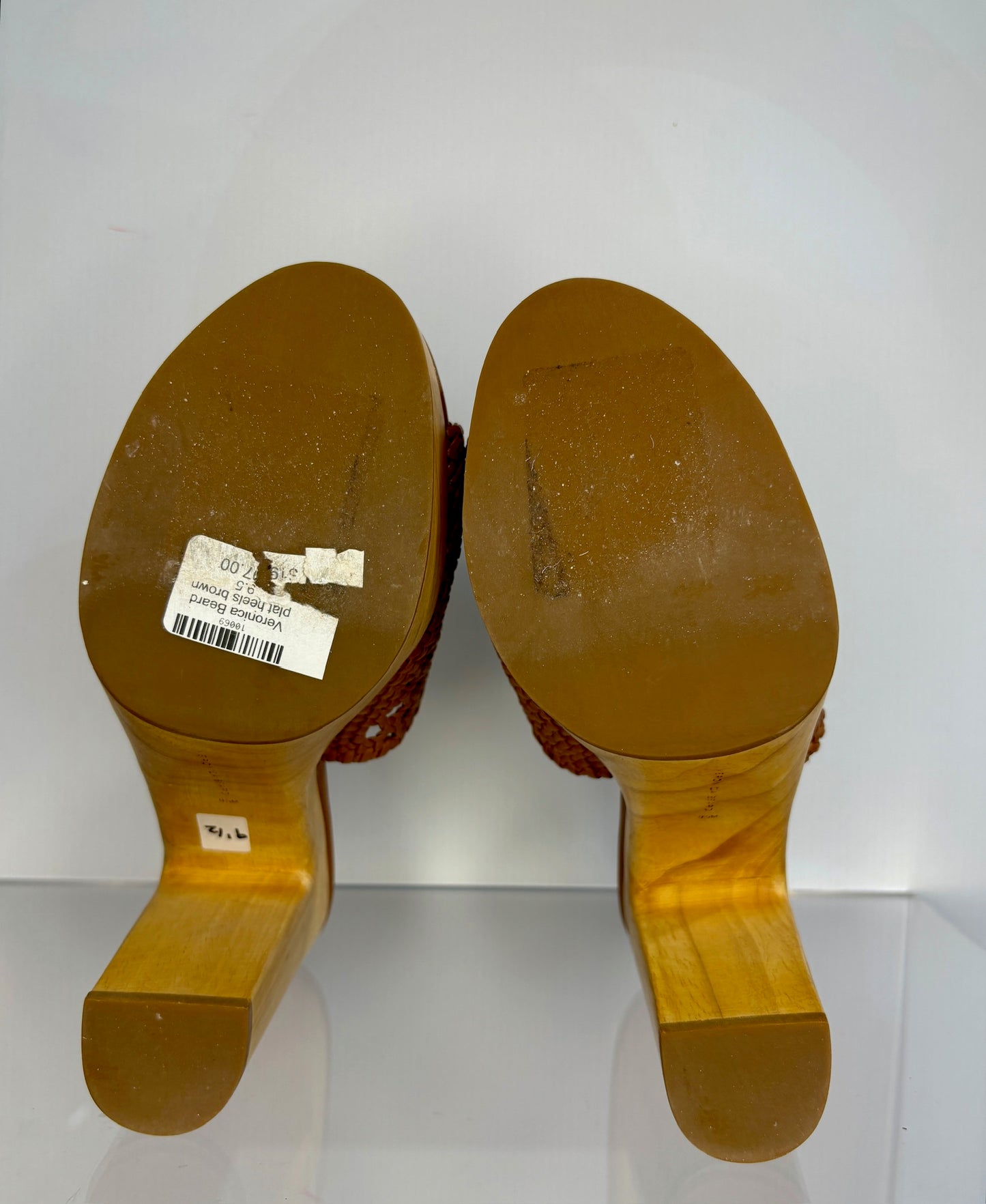 Veronica Beard plat heels brown 9.5