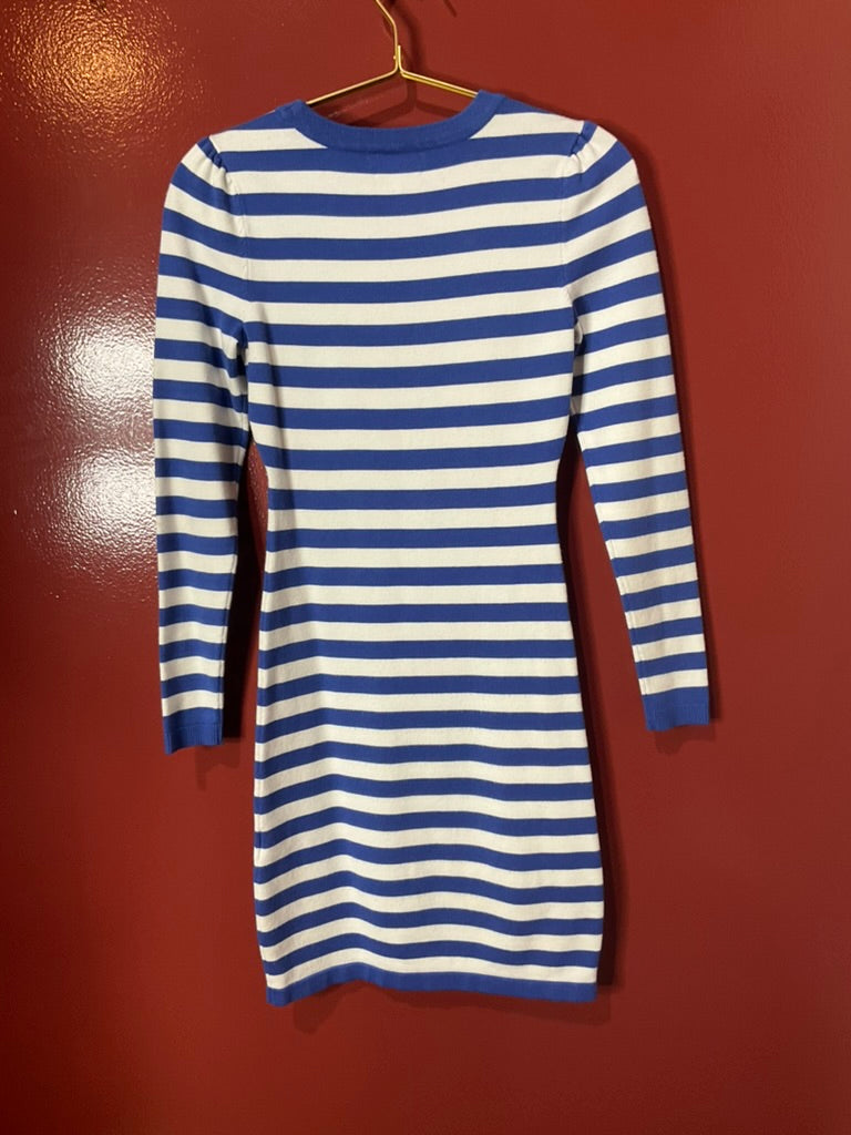 Milly Blue/White Dress Petite