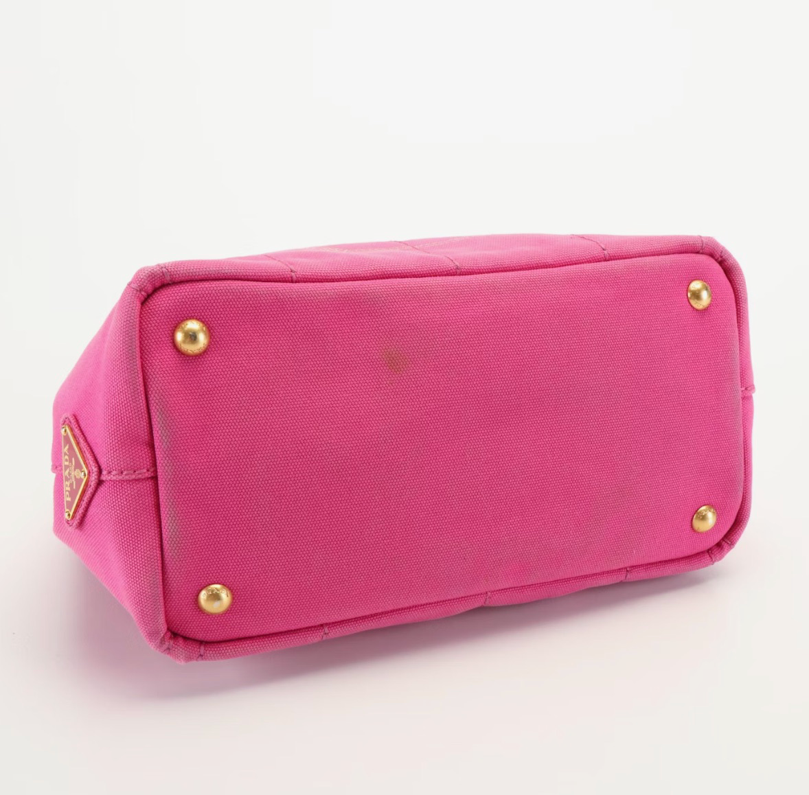 Prada Canape Logo pink tote