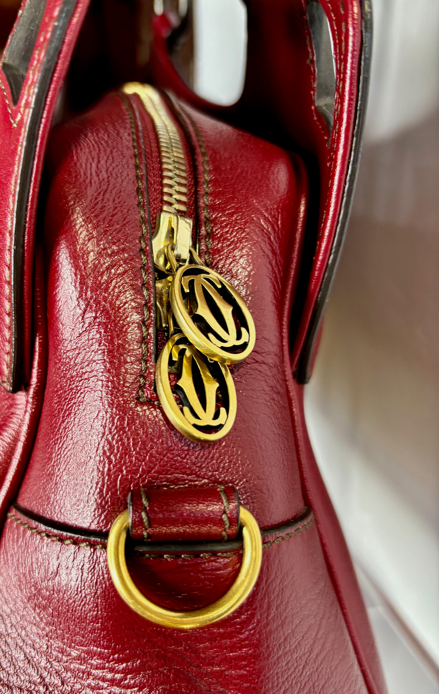 Cartier Marcello bag red