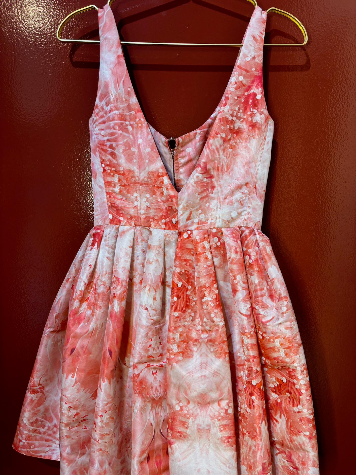 ooooAlexander McQueen A-Line DressRedFloral XS