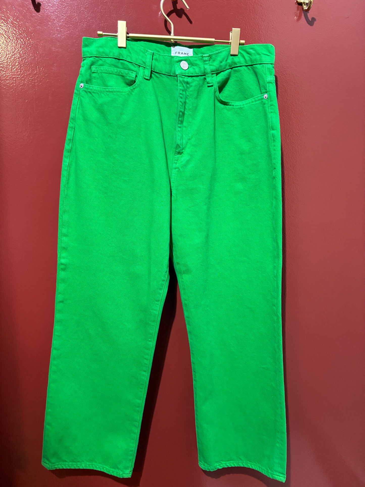 Frame Green Jeans Size 30
