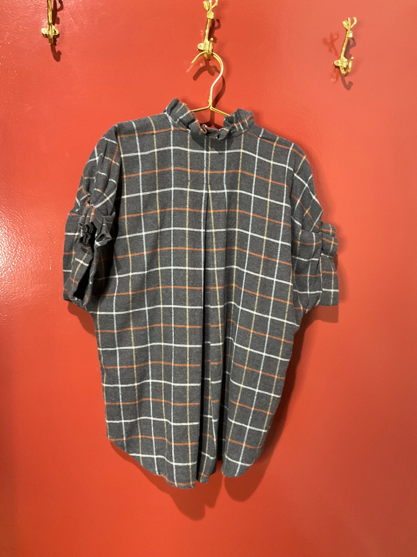 Jag Grey Flannel Top S/M