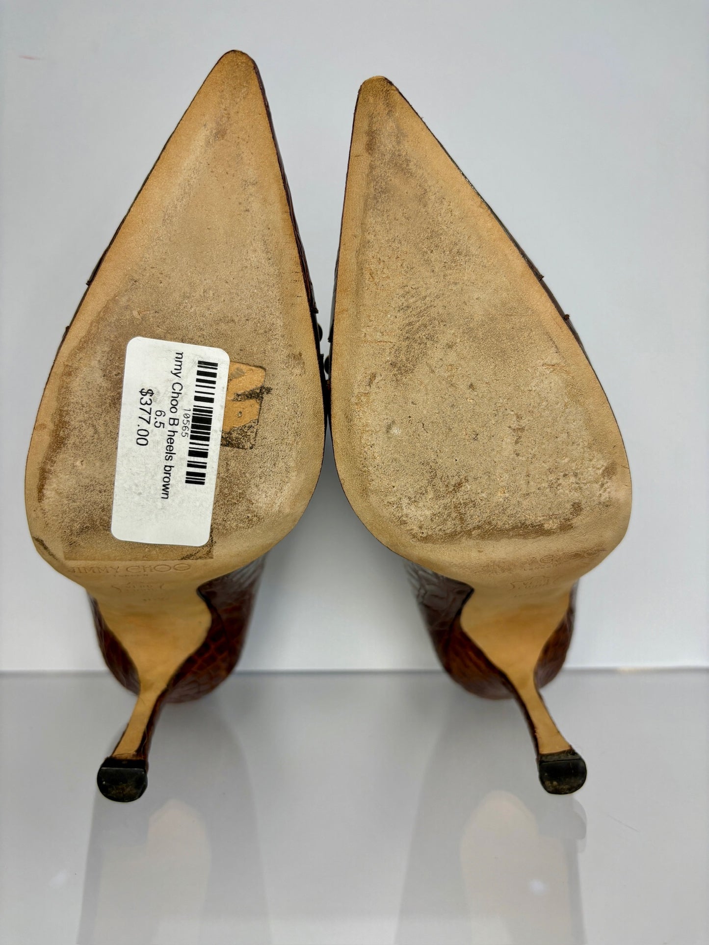 Jimmy Choo B heels brown 6.5