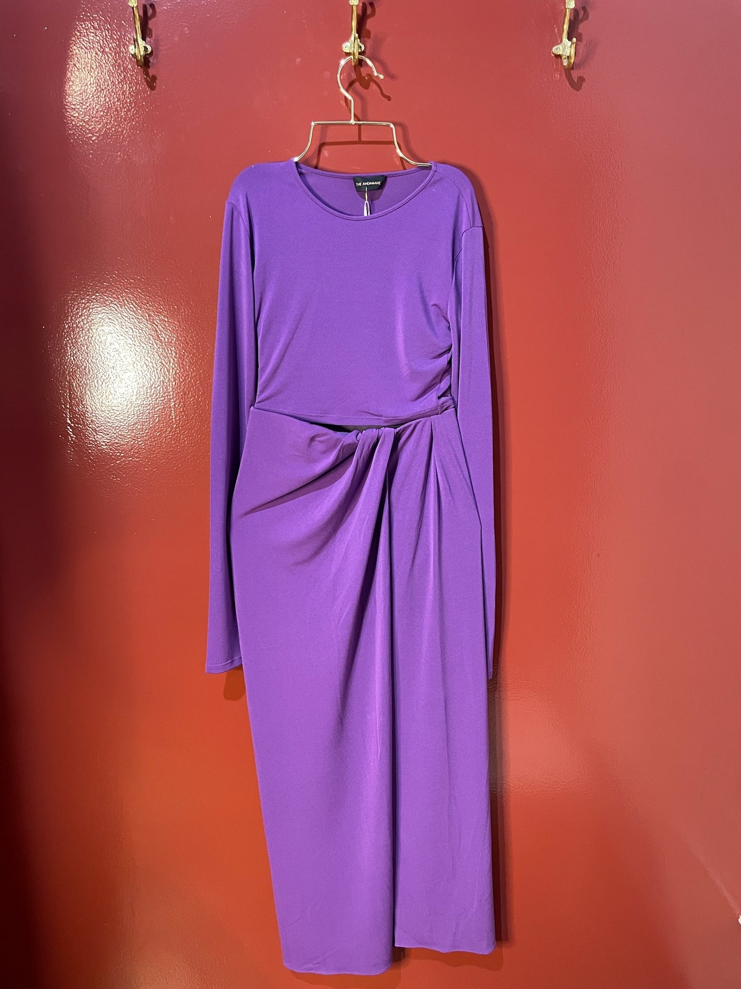 The Andamane dress long purple M