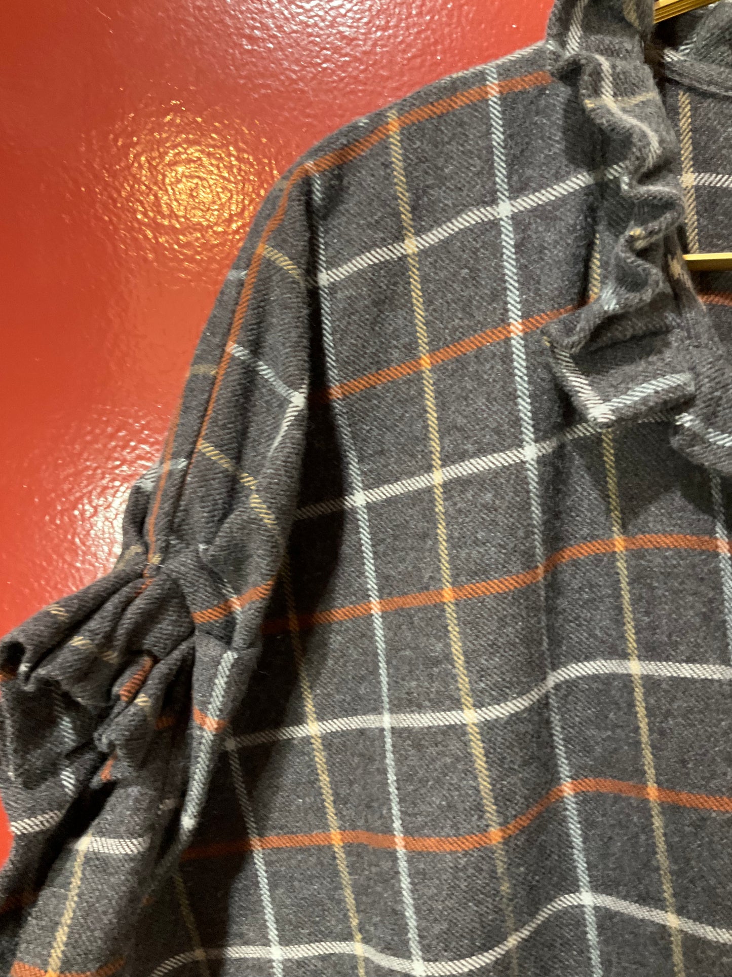 Jag Grey Flannel Top S/M