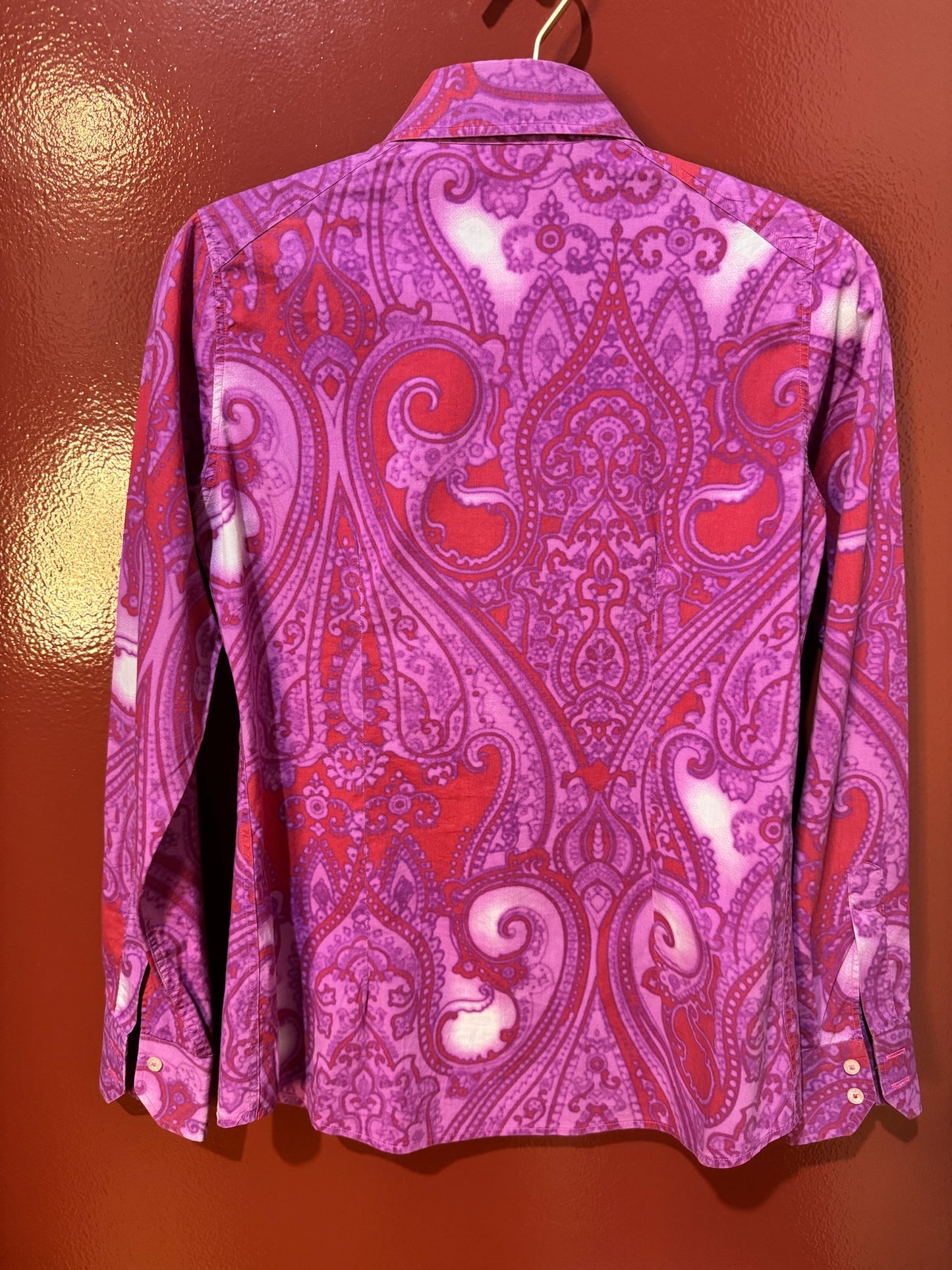 Etro purple&red shirt S