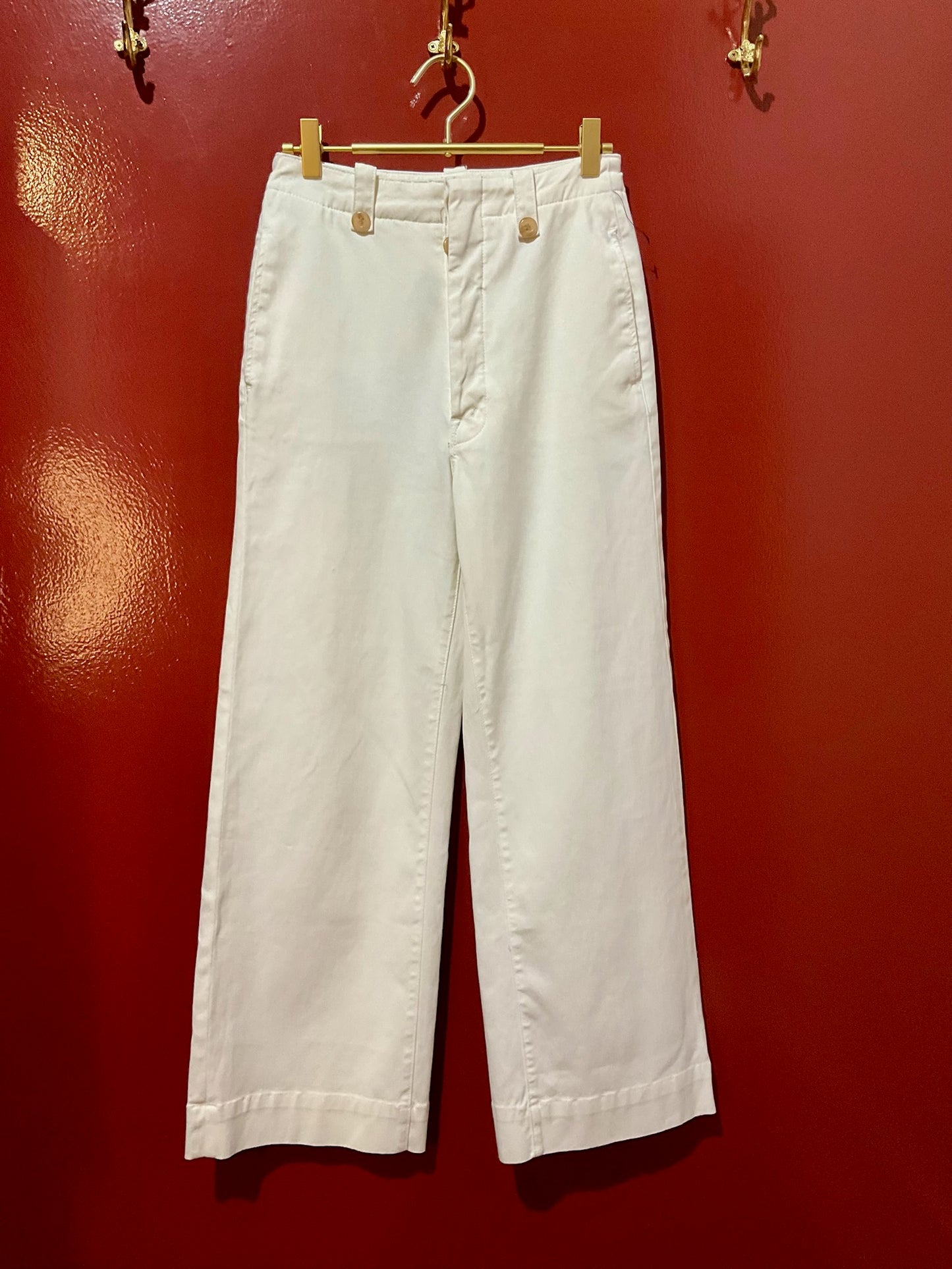 Mother High Rise White Jeans 26