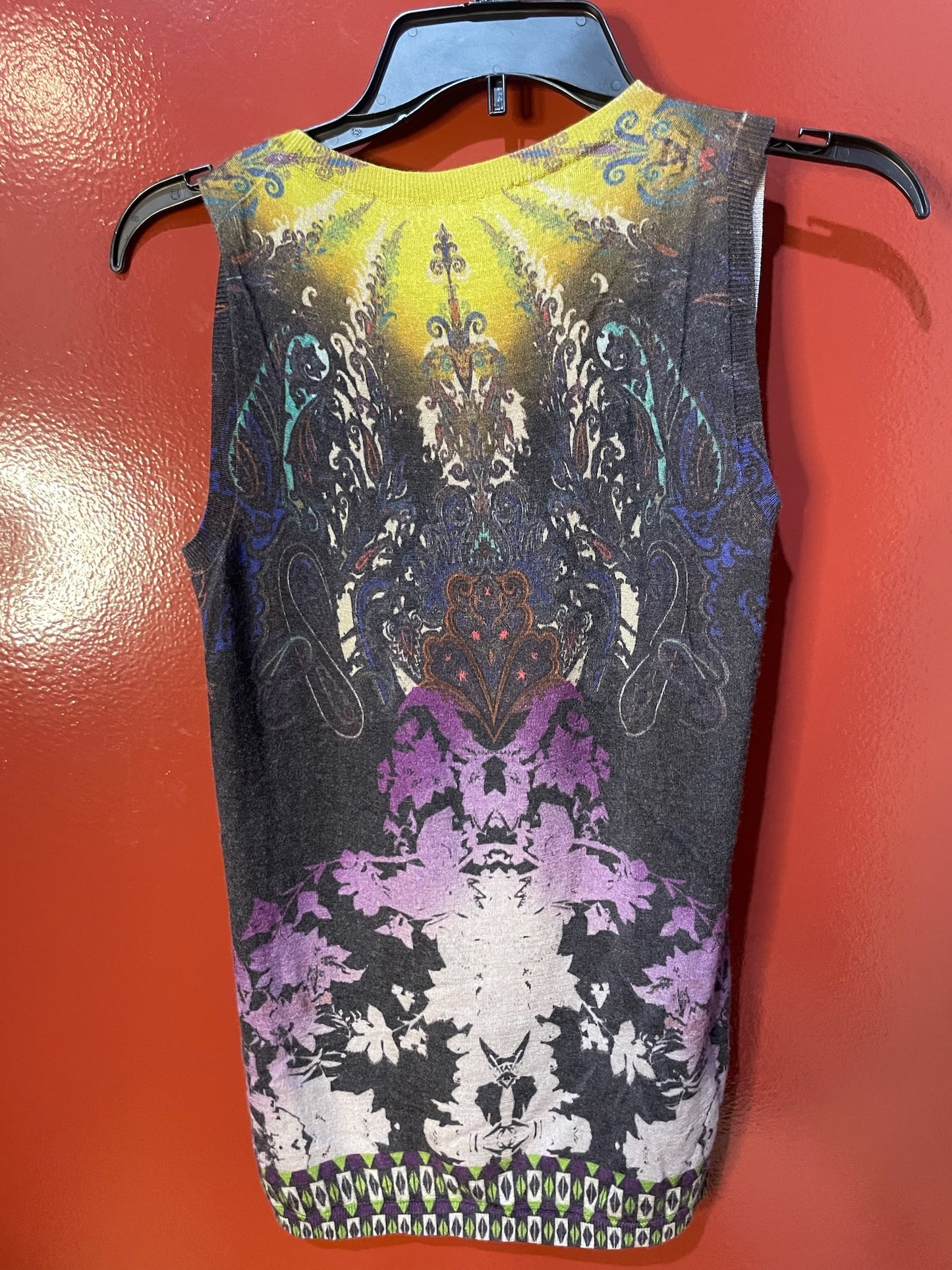 Etro sleeveless top printed design 38