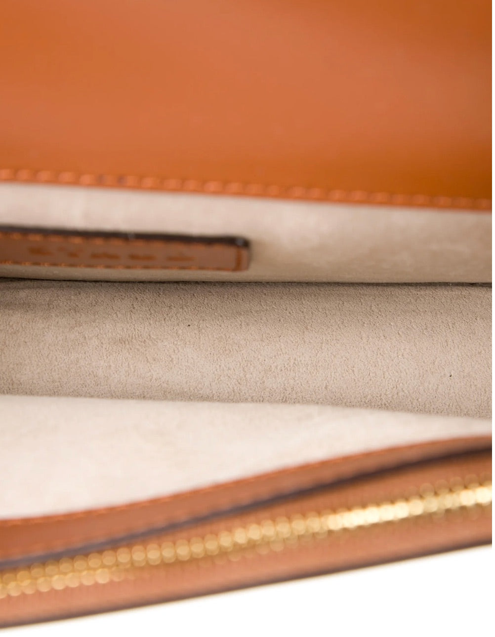 Staud brown leather chain