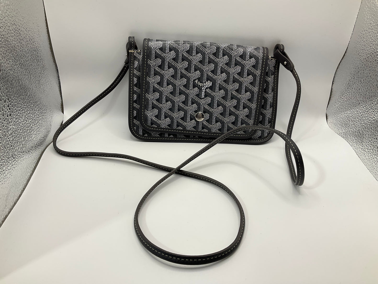 Goyard Gray Plumet Crossbody Pouch