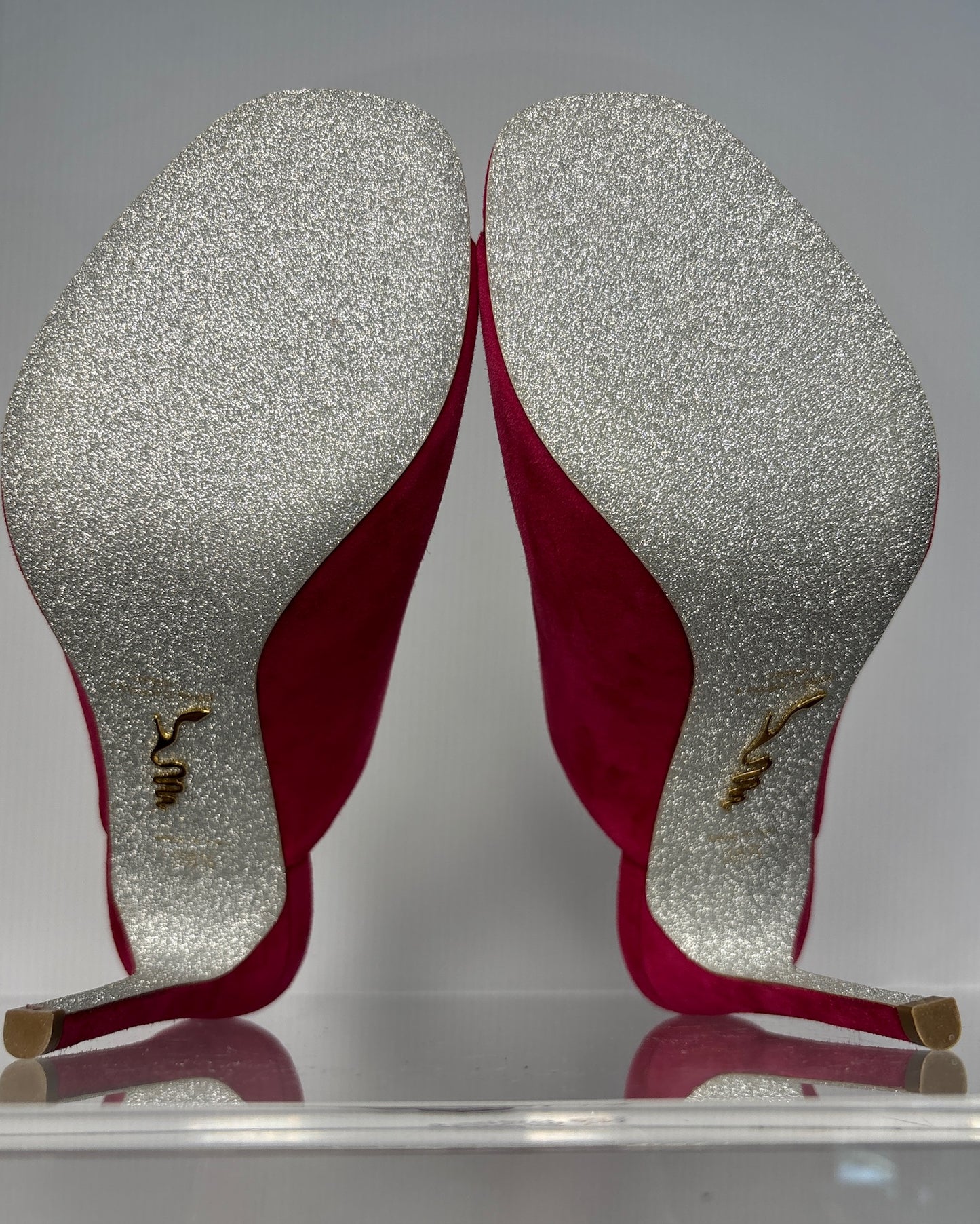 Renee Caovilla heel slide pink 38.5
