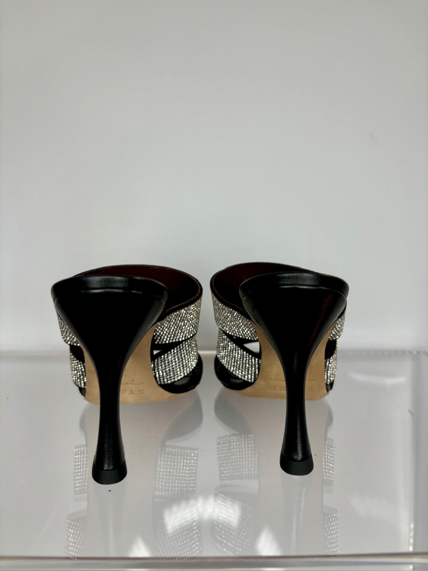 Staud Crystal Slides 6.5