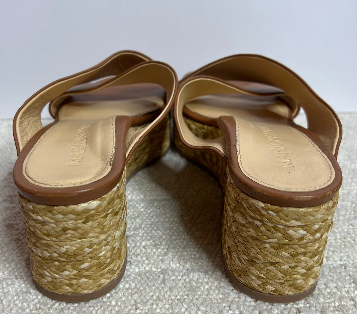 Marion Parke Brown Espadrille Sandal 36 1/2