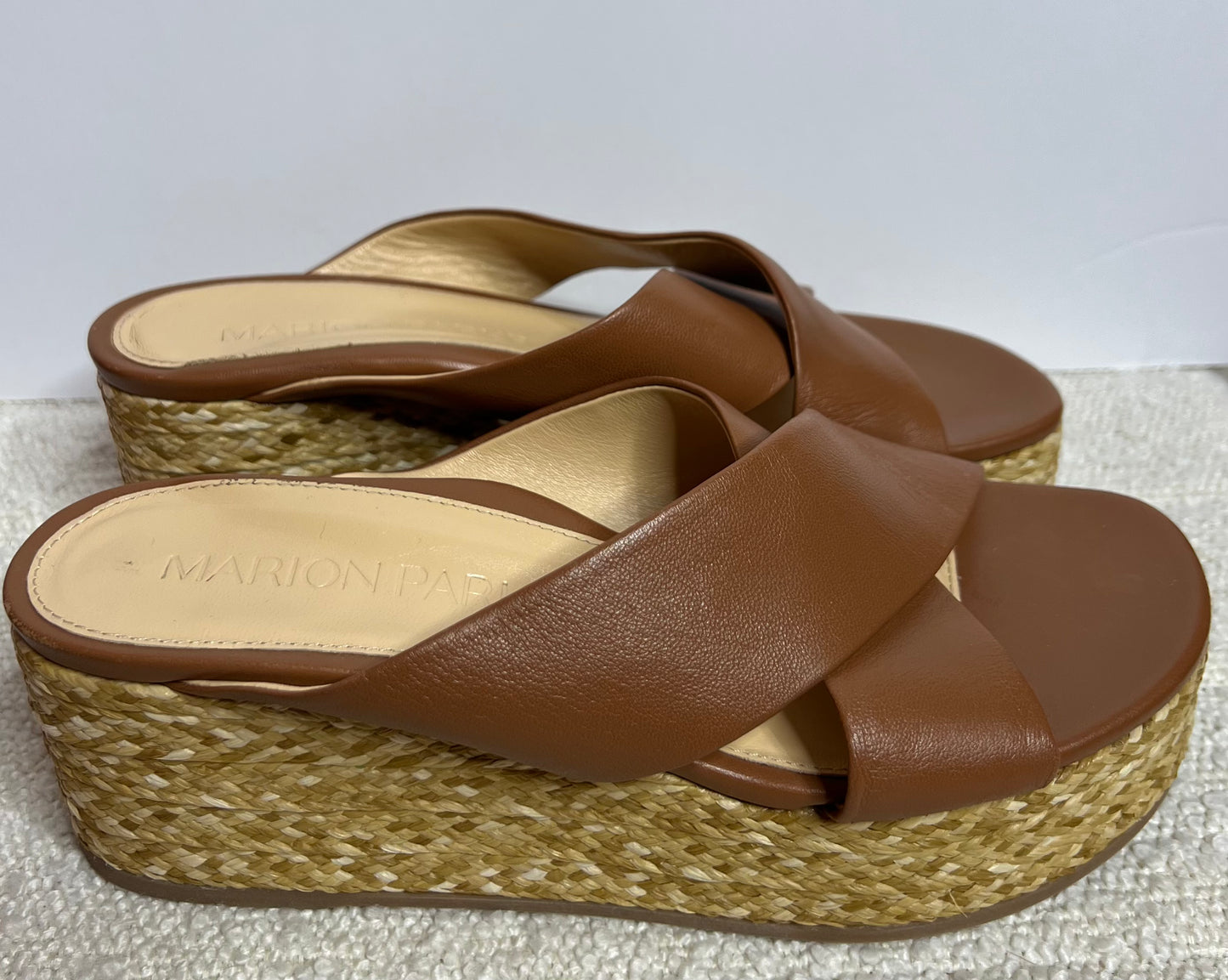 Marion Parke Brown Espadrille Sandal 36 1/2
