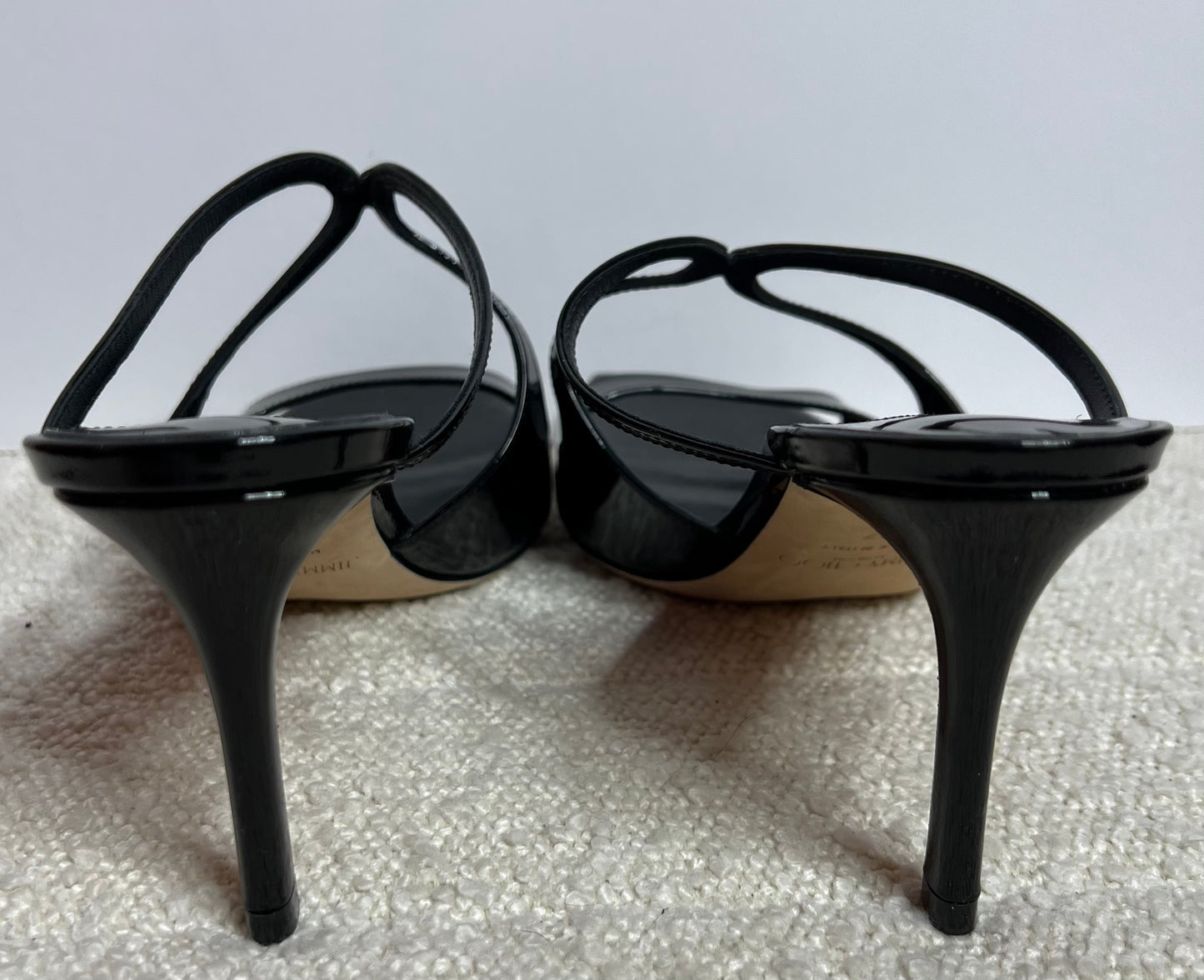Jimmy Choo Black Patent Heels 37