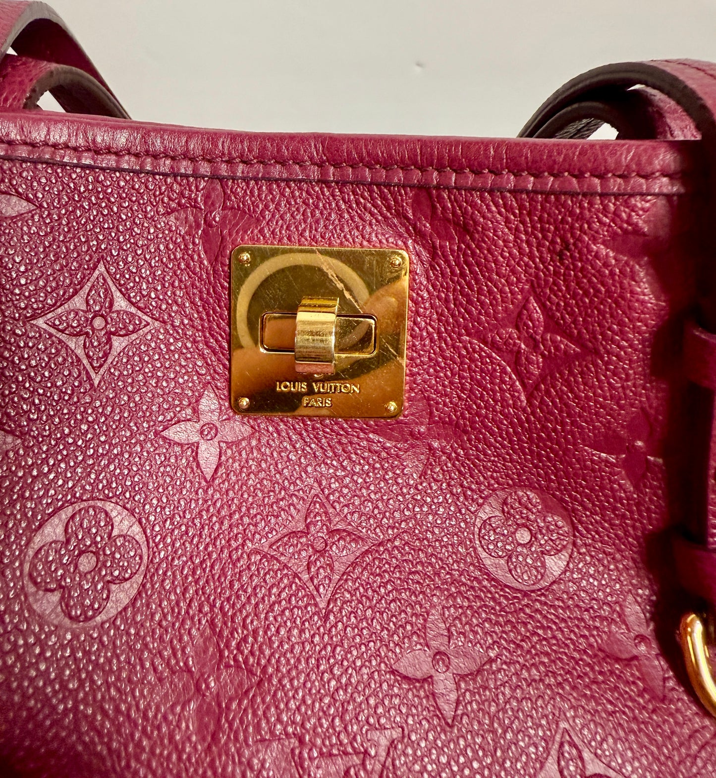 Louis Vuitton Burgundy Bag