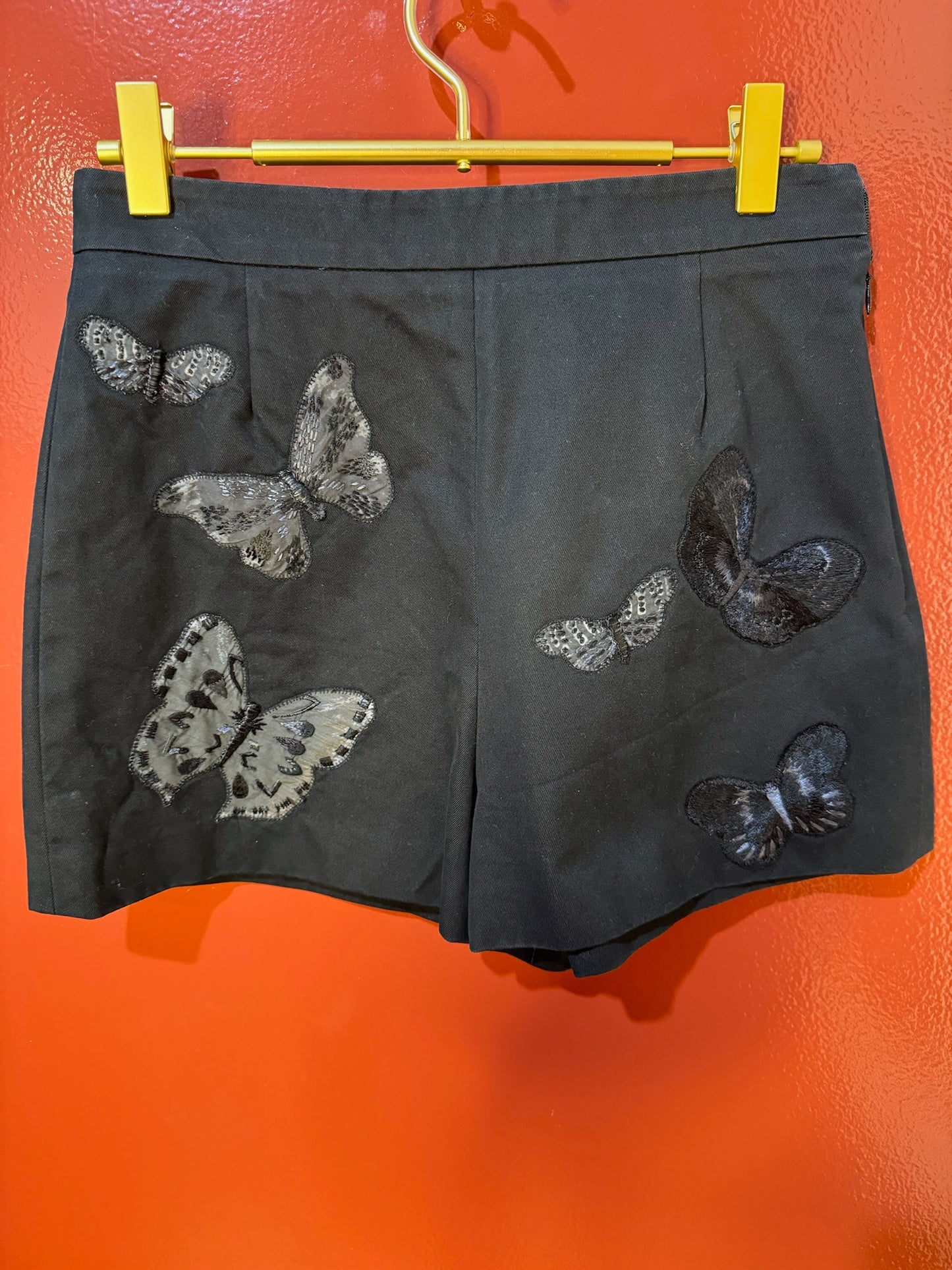Valentino short jean butterfly 40