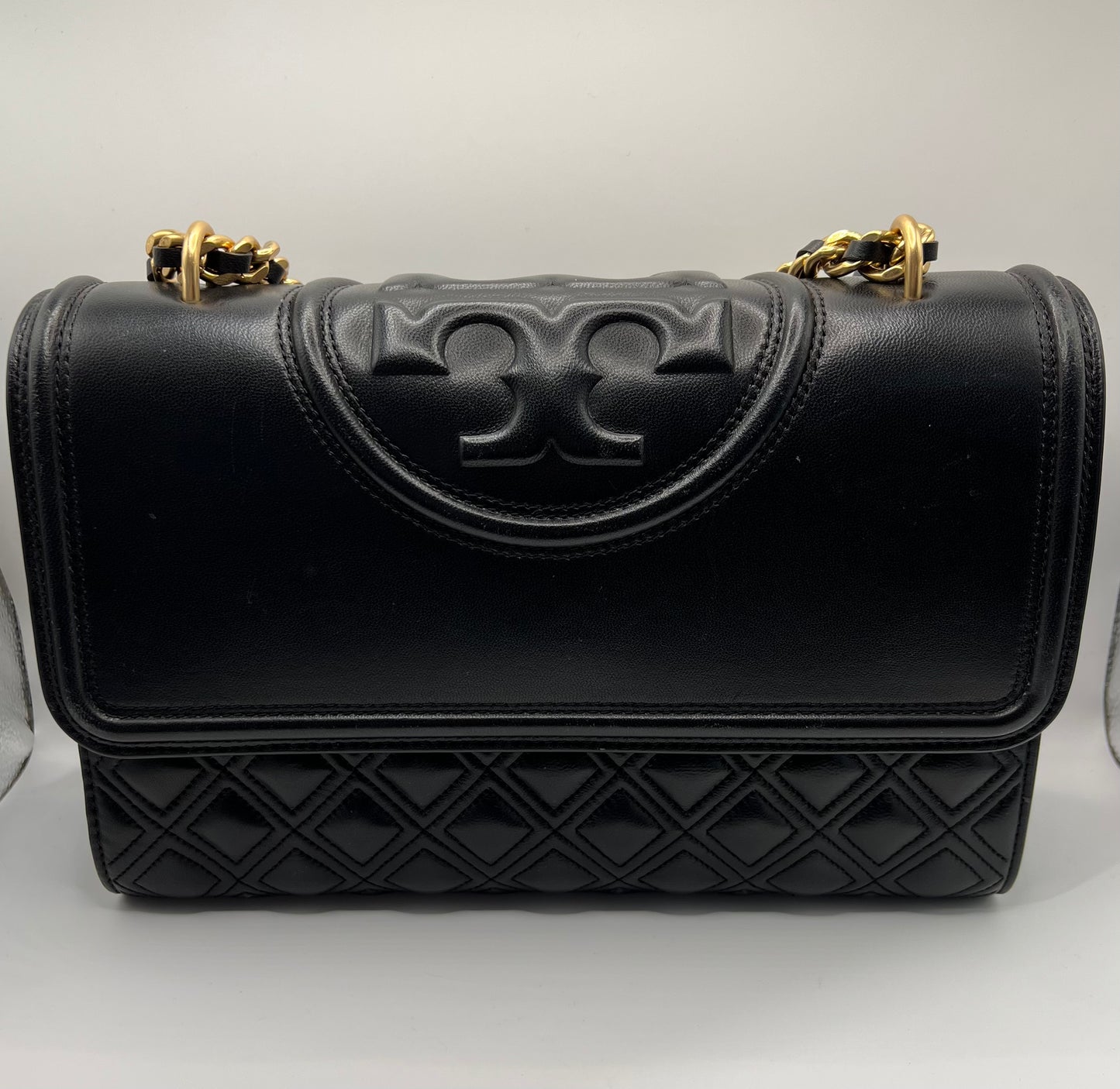Tory Burch Fleming Convertible Shoulder black bag