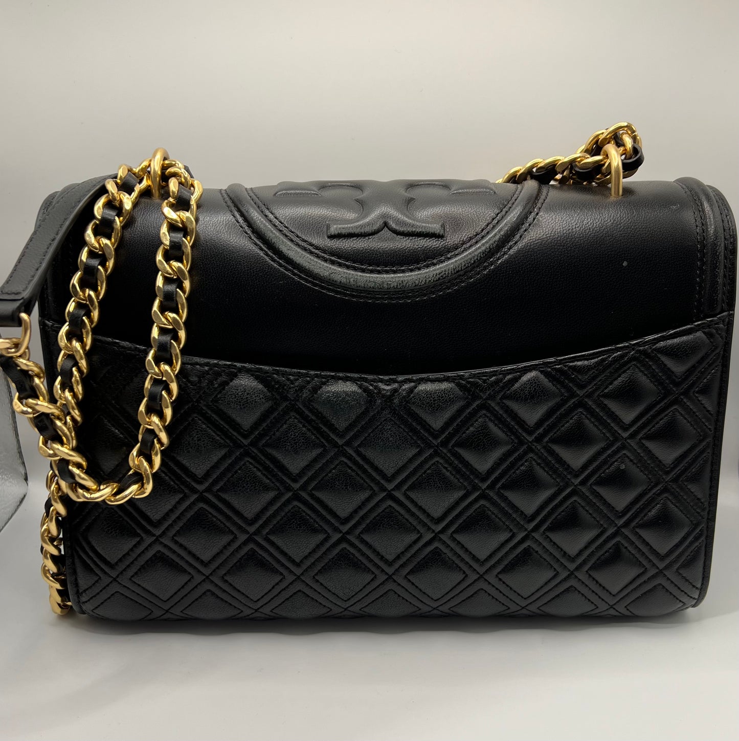 Tory Burch Fleming Convertible Shoulder black bag
