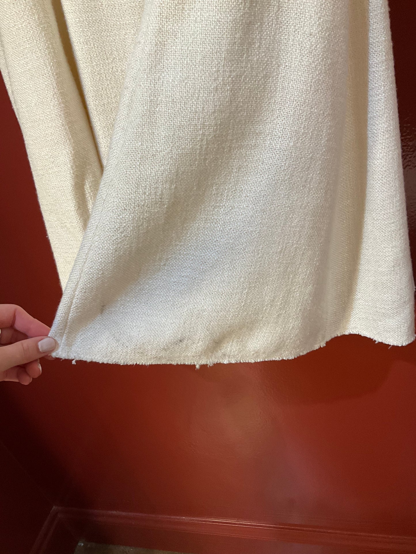 Theory Cream Linen Sleeveless Dress Size 8