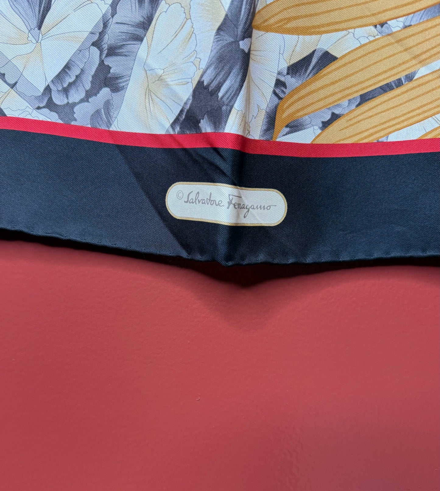 Salvatore Ferragamo Zebra Silk Scarf