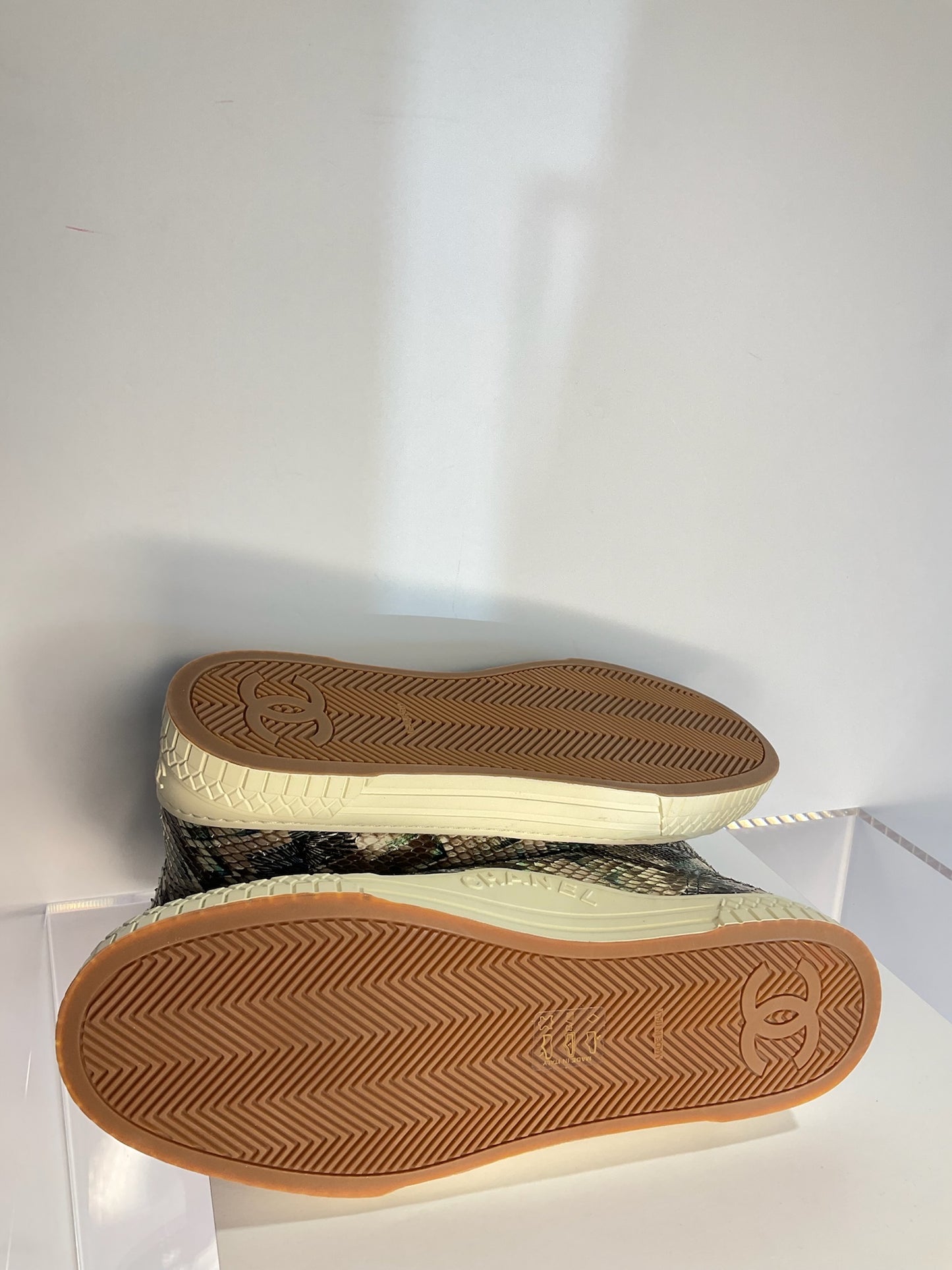 Chanel Python trainers 39.5