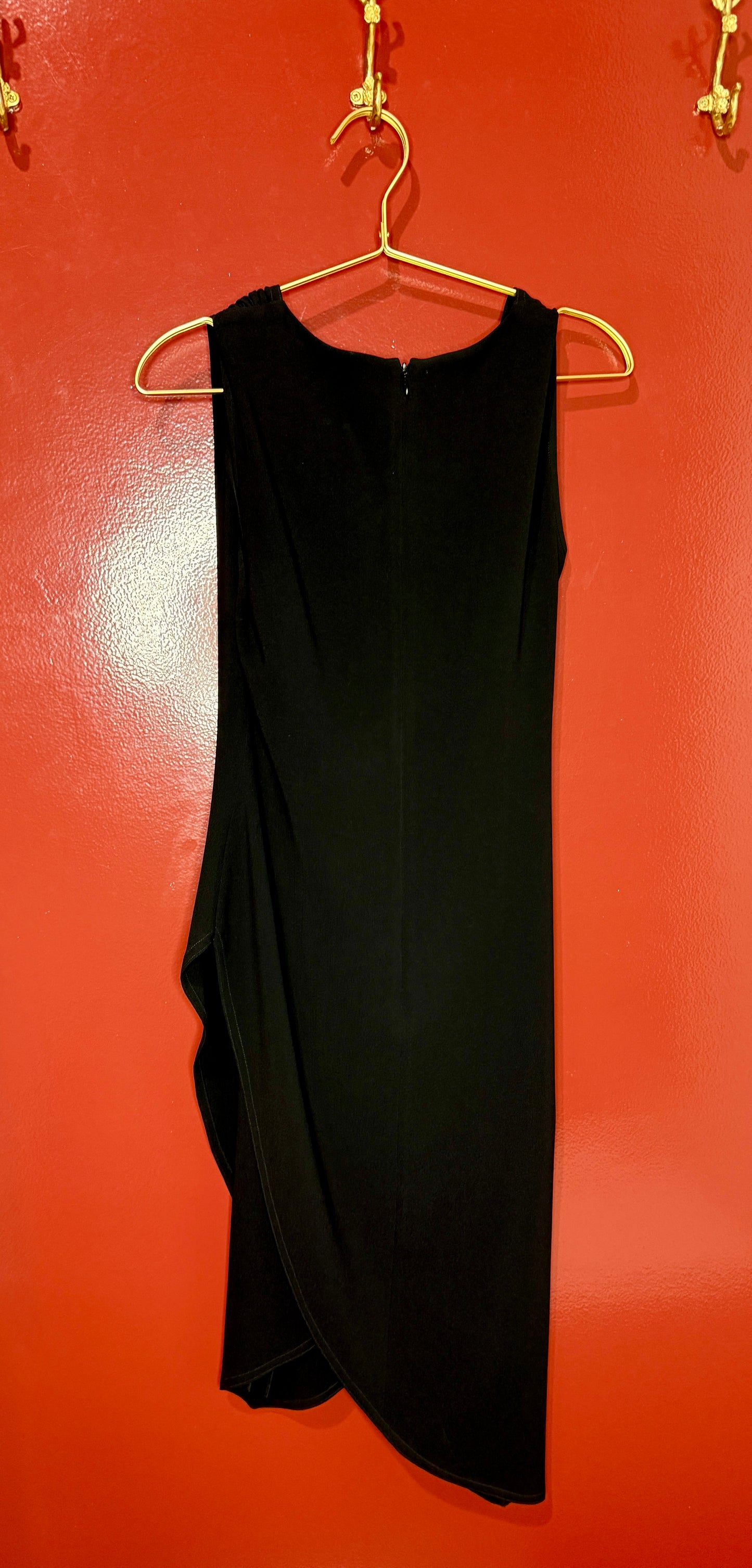 Tom and Linda Piatt Black Midi Dress 6