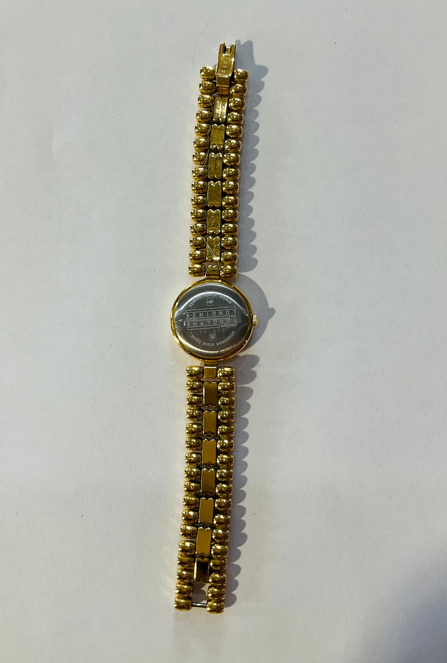 Joan Rivers Gold Tone Blk Dial