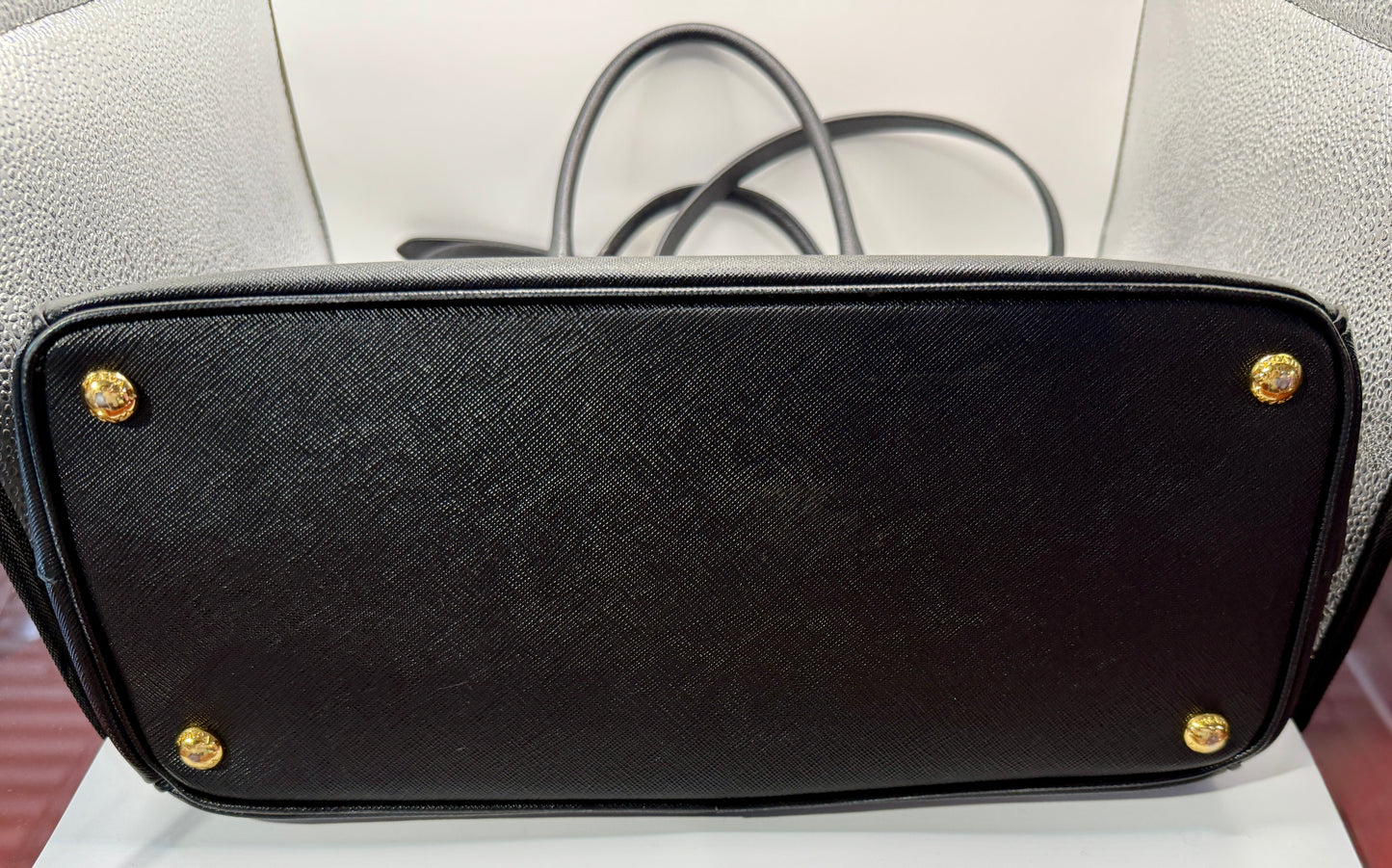 Prada Black Galleria Saffiano Leather Bag