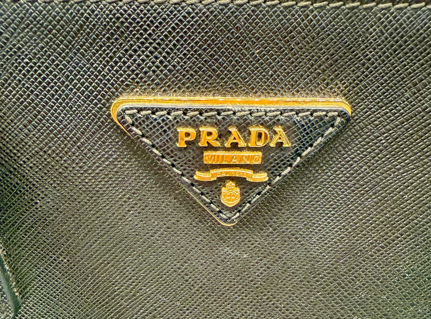 Prada Black Galleria Saffiano Leather Bag