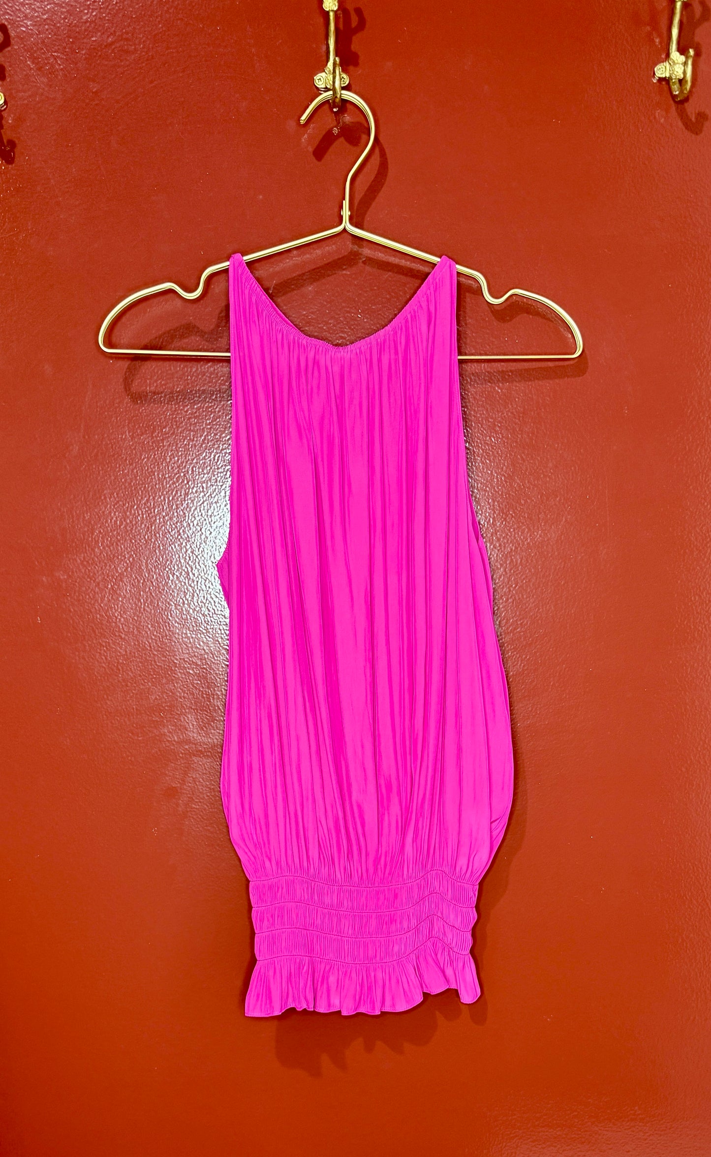 Ramy Brook Dark Pink Sleeveless Top S