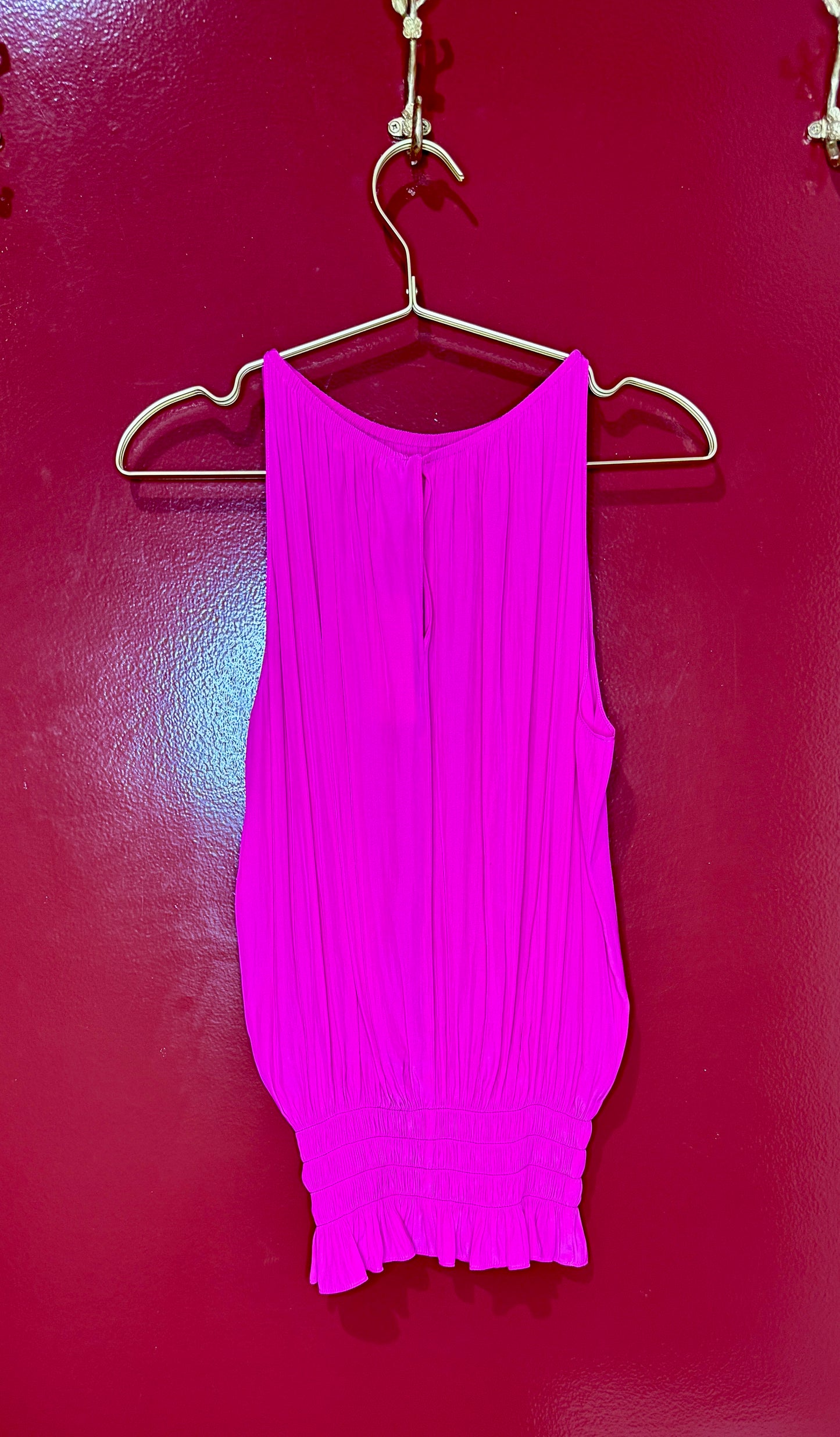 Ramy Brook Dark Pink Sleeveless Top S