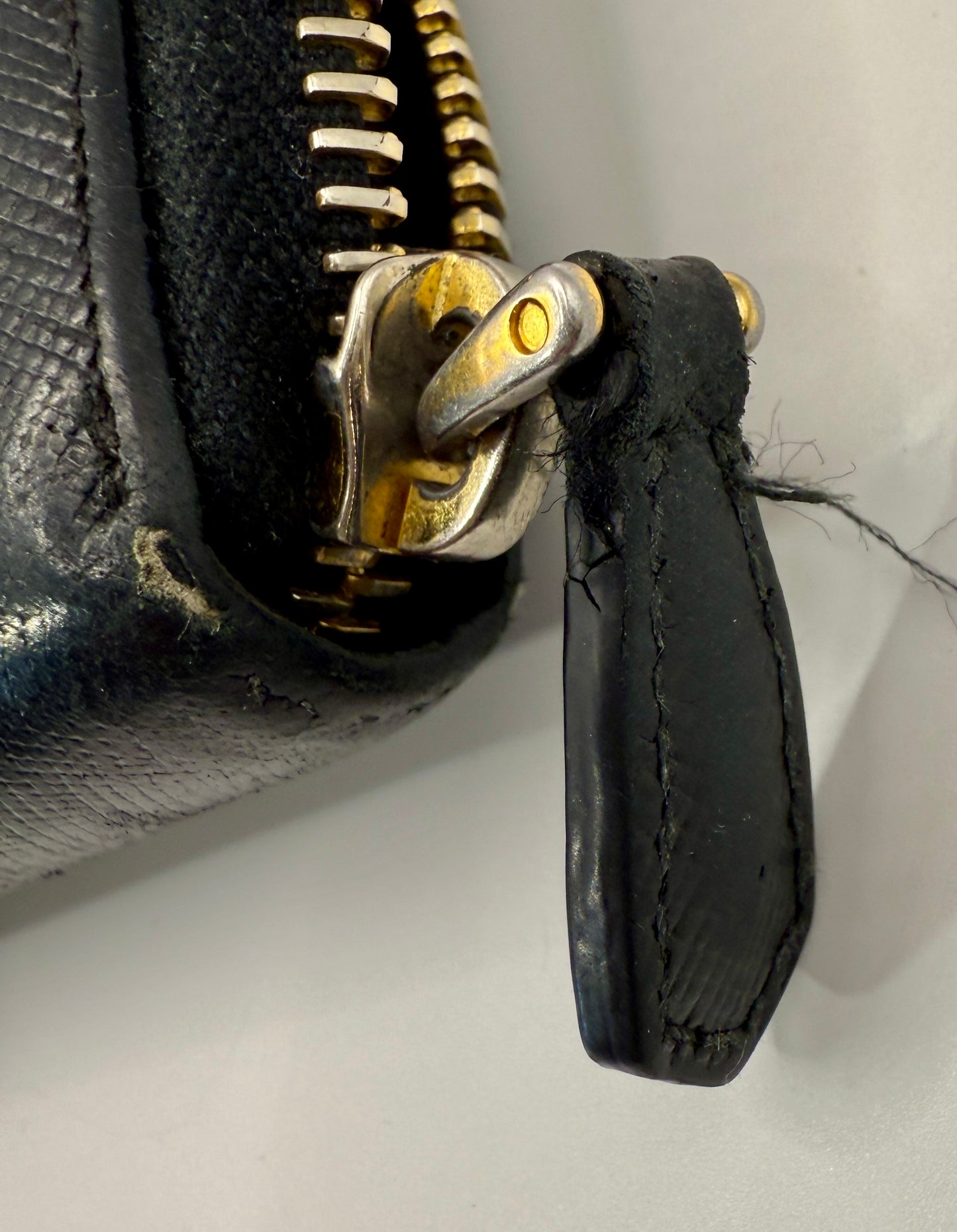 Prada Saffiano Leather Zip Wallet