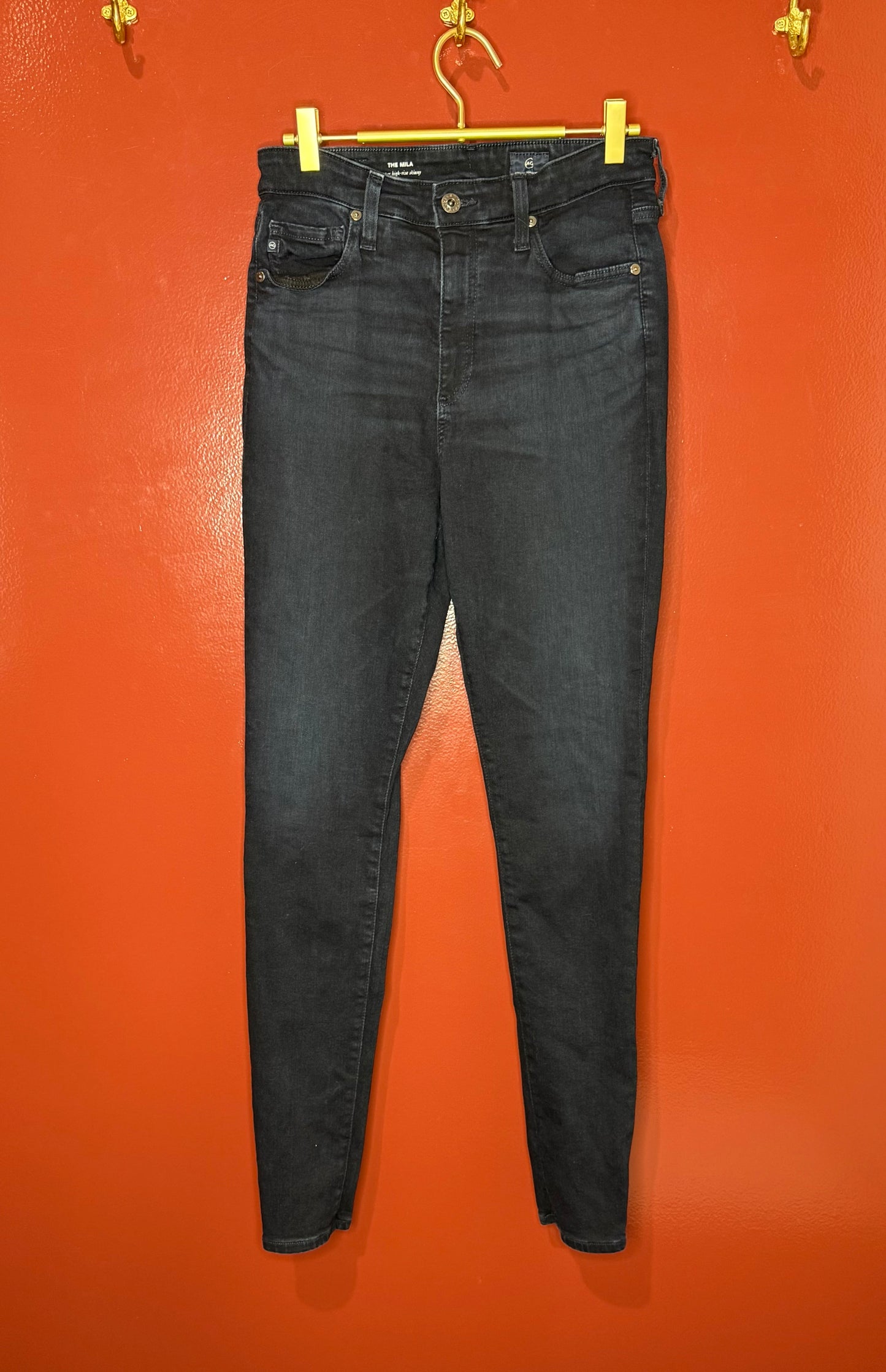 AG Super High Rise Skinny Jeans 30