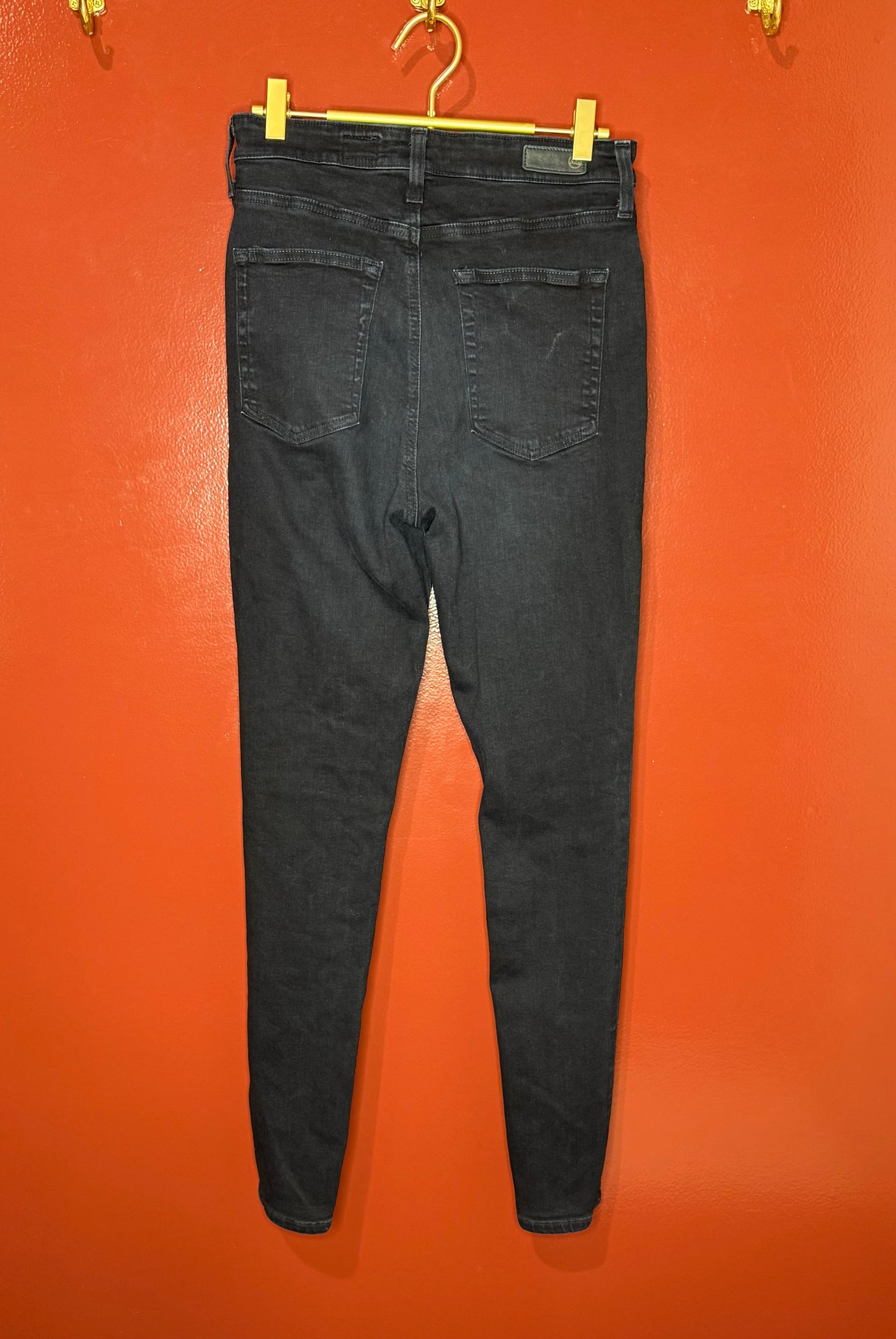 AG Super High Rise Skinny Jeans 30